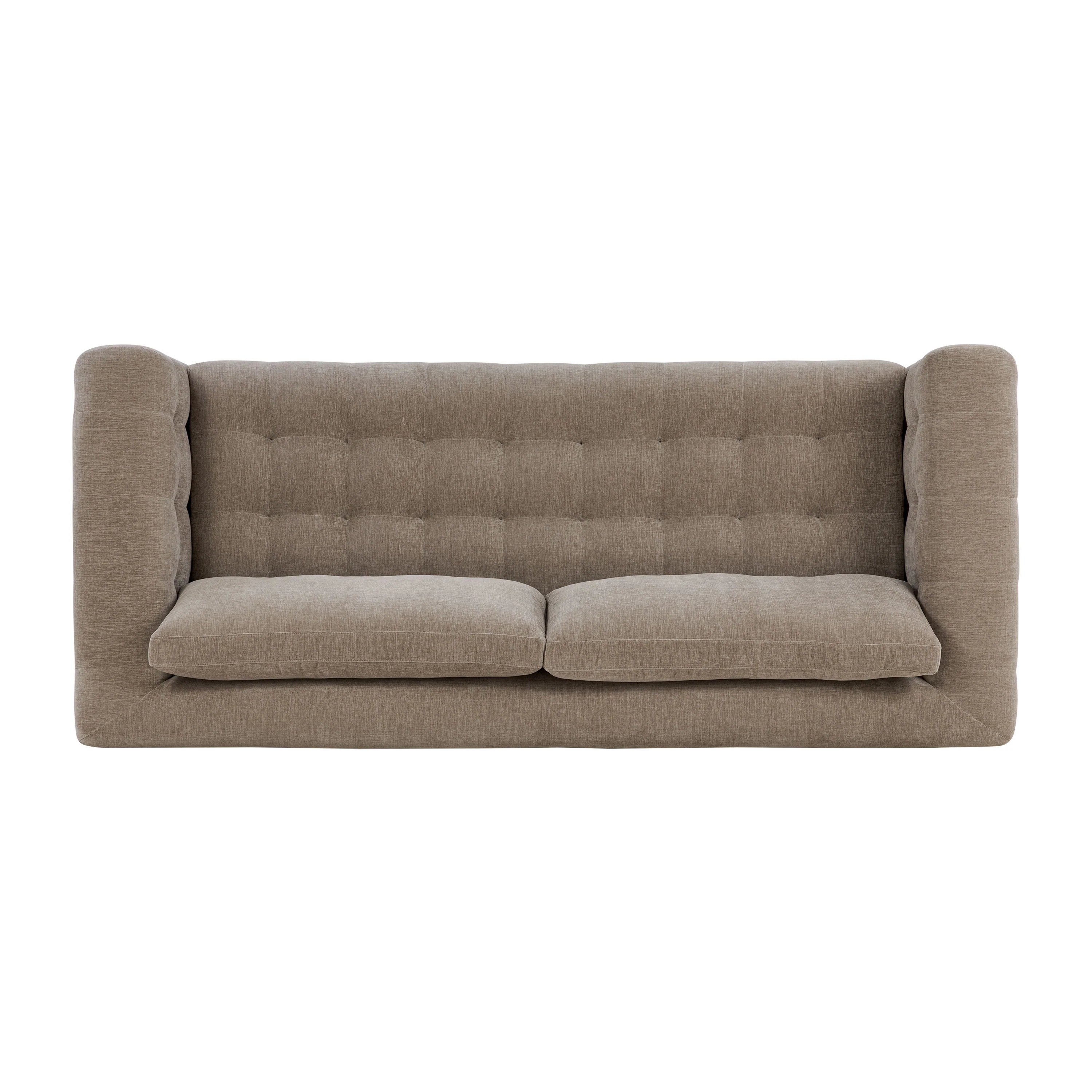Duke 95" Sofa | Taupe Brown - Image 9