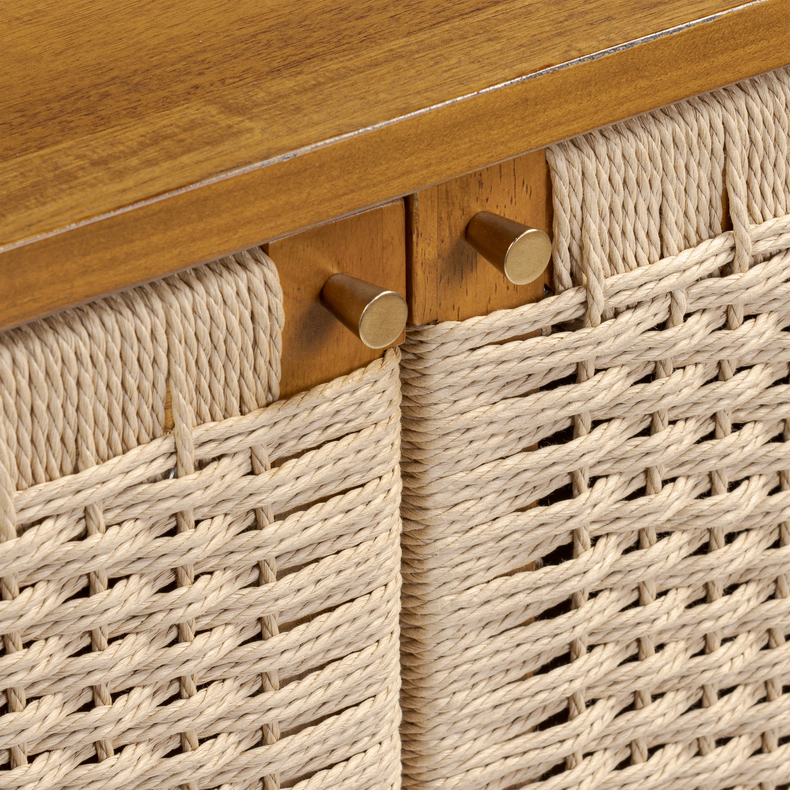 Ella 35" Modular Sideboard | Light Brown - Image 13