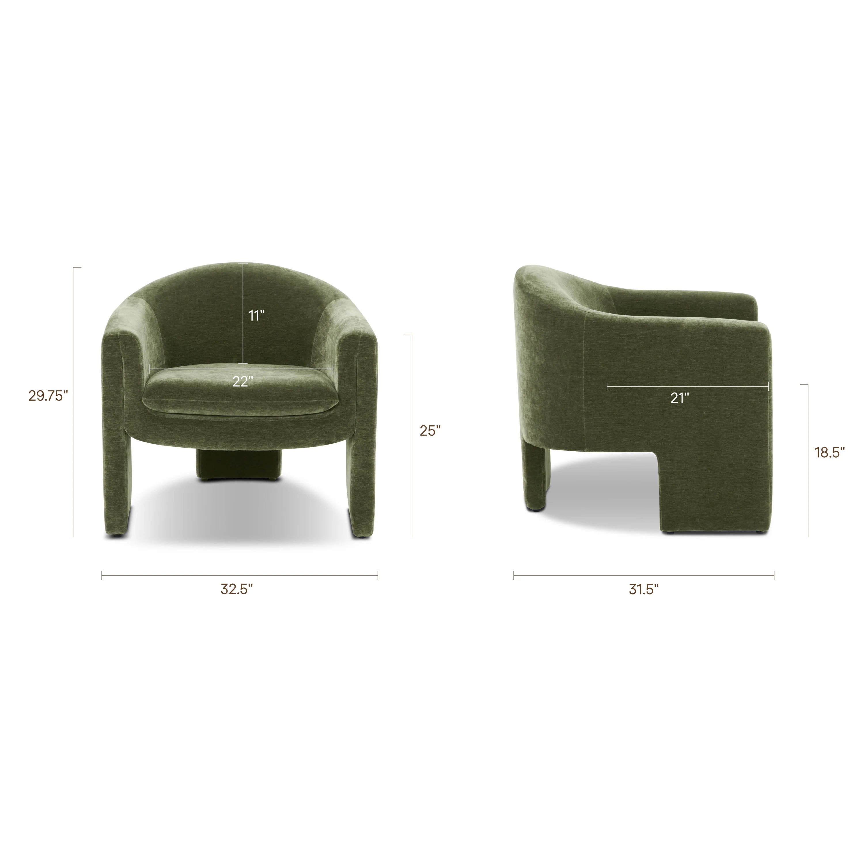Ennis Lounge Chair | Sagano Green - Image 13