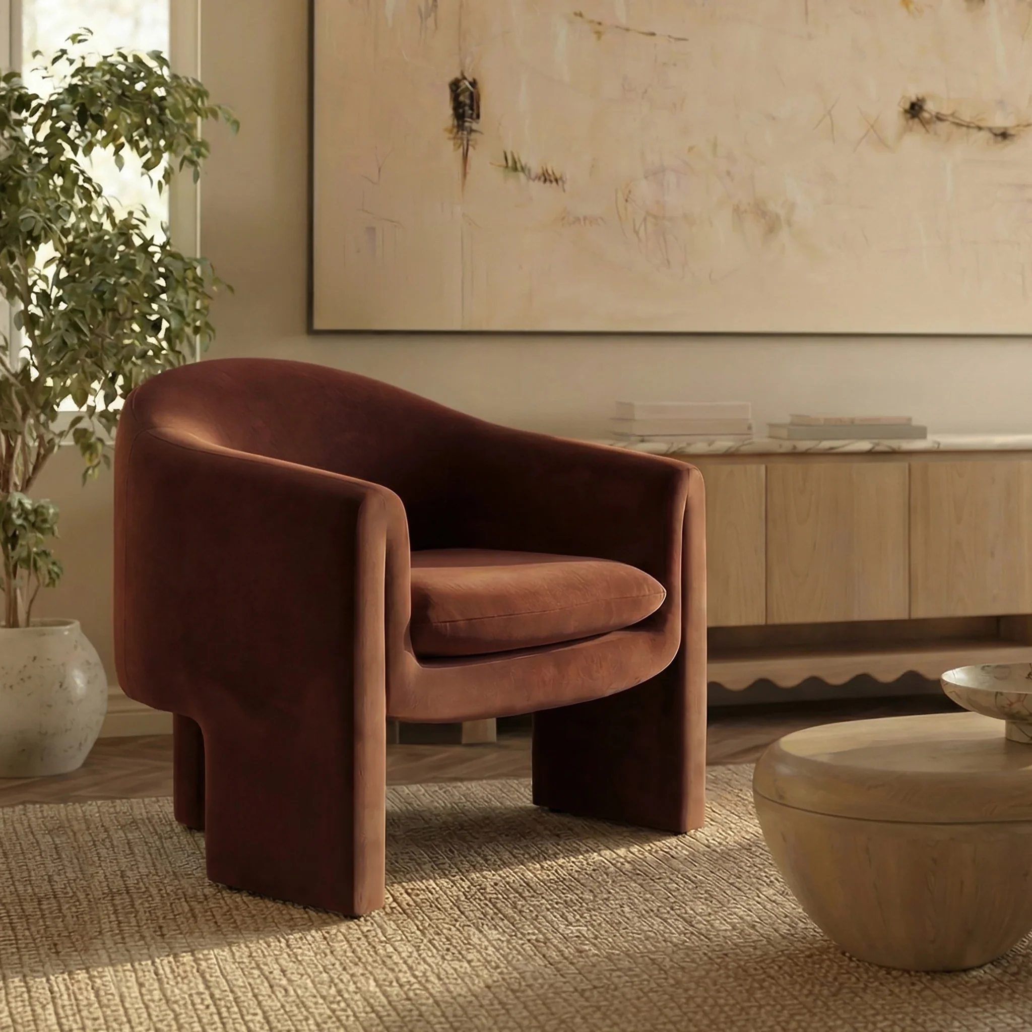 Ennis Lounge Chair | Shadow Rust - Image 2