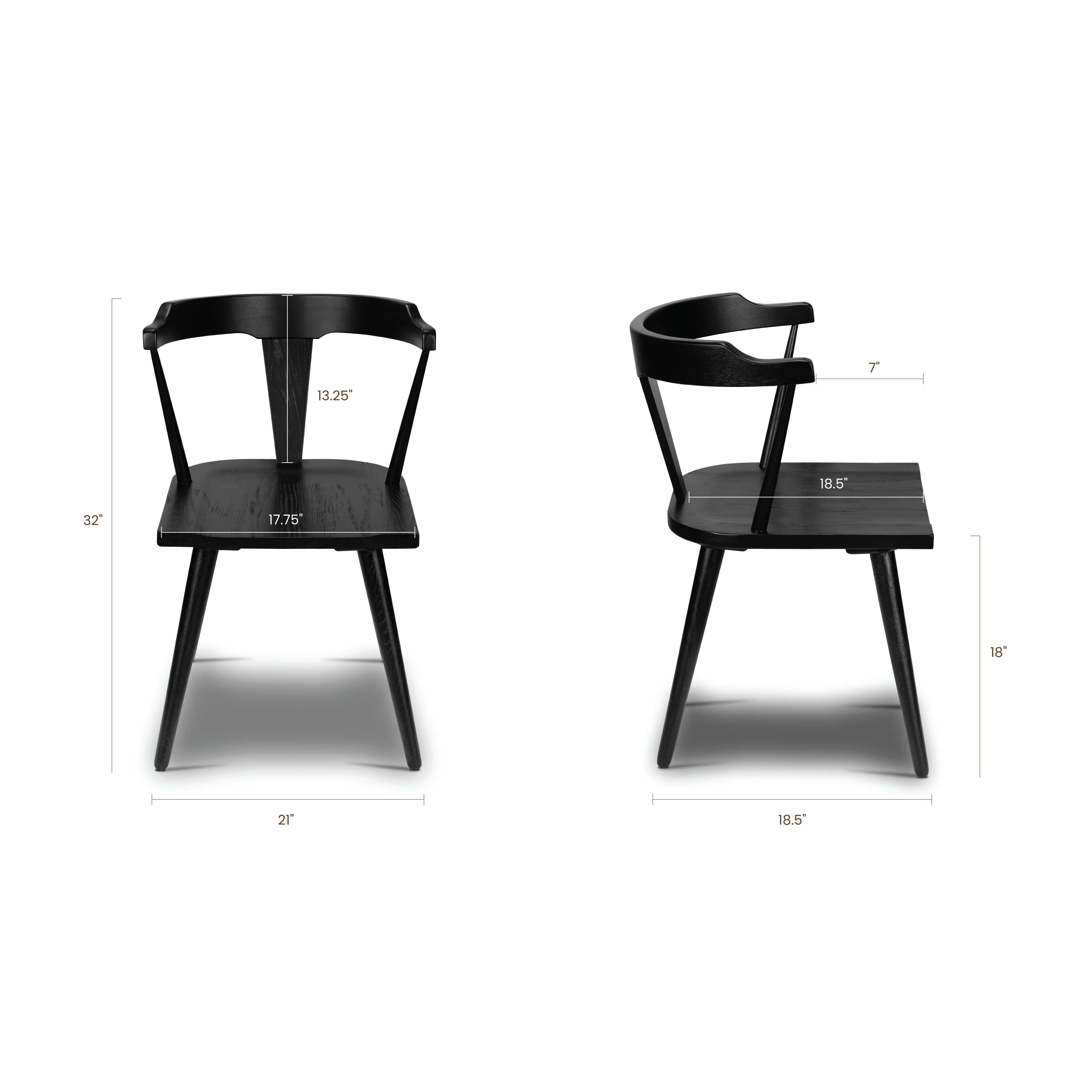 Enzo Dining Chair | Black - Image 17