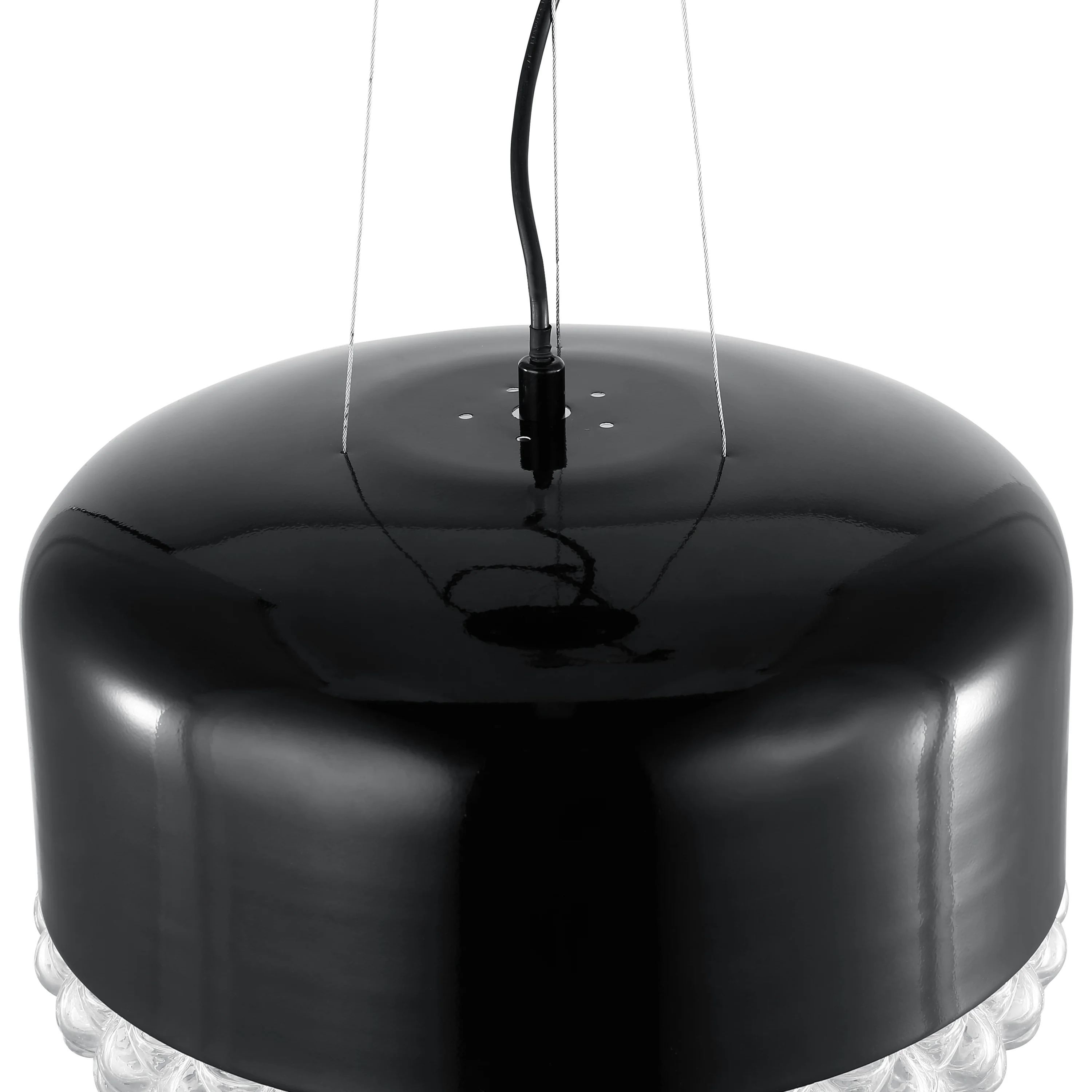 Enzo Pendant Light | Black/Clear - Image 15