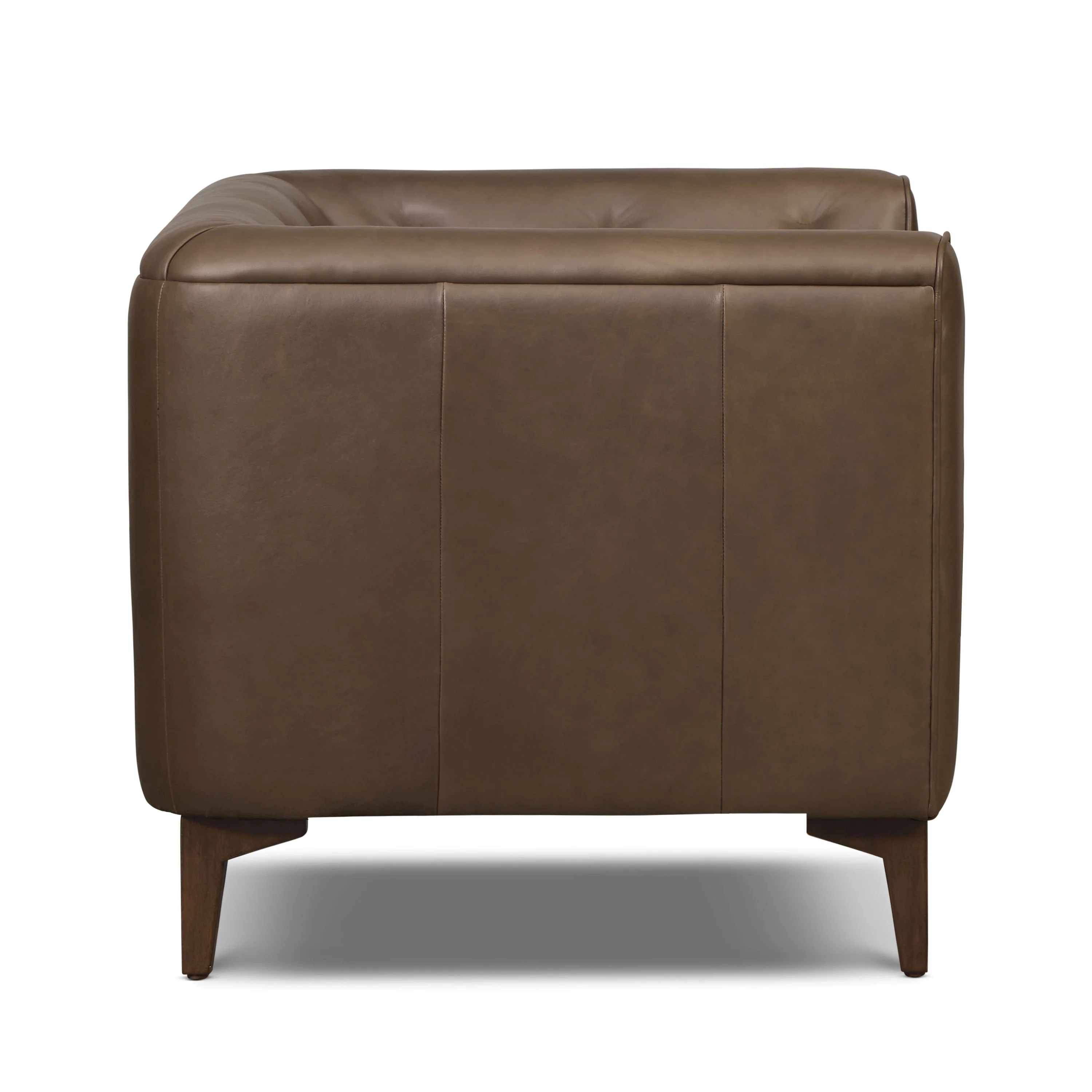 Essex Leather Lounge Chair | Cocoa Brown | Set of 2 - Image 5