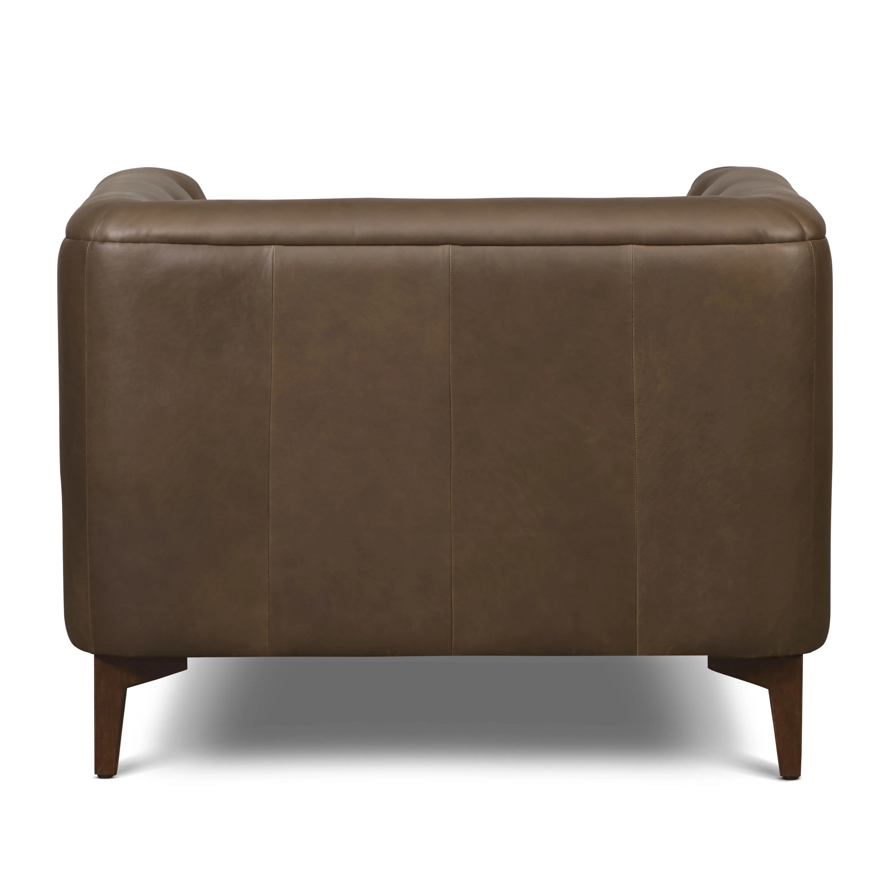Essex Leather Lounge Chair | Cocoa Brown | Set of 2 - Image 7