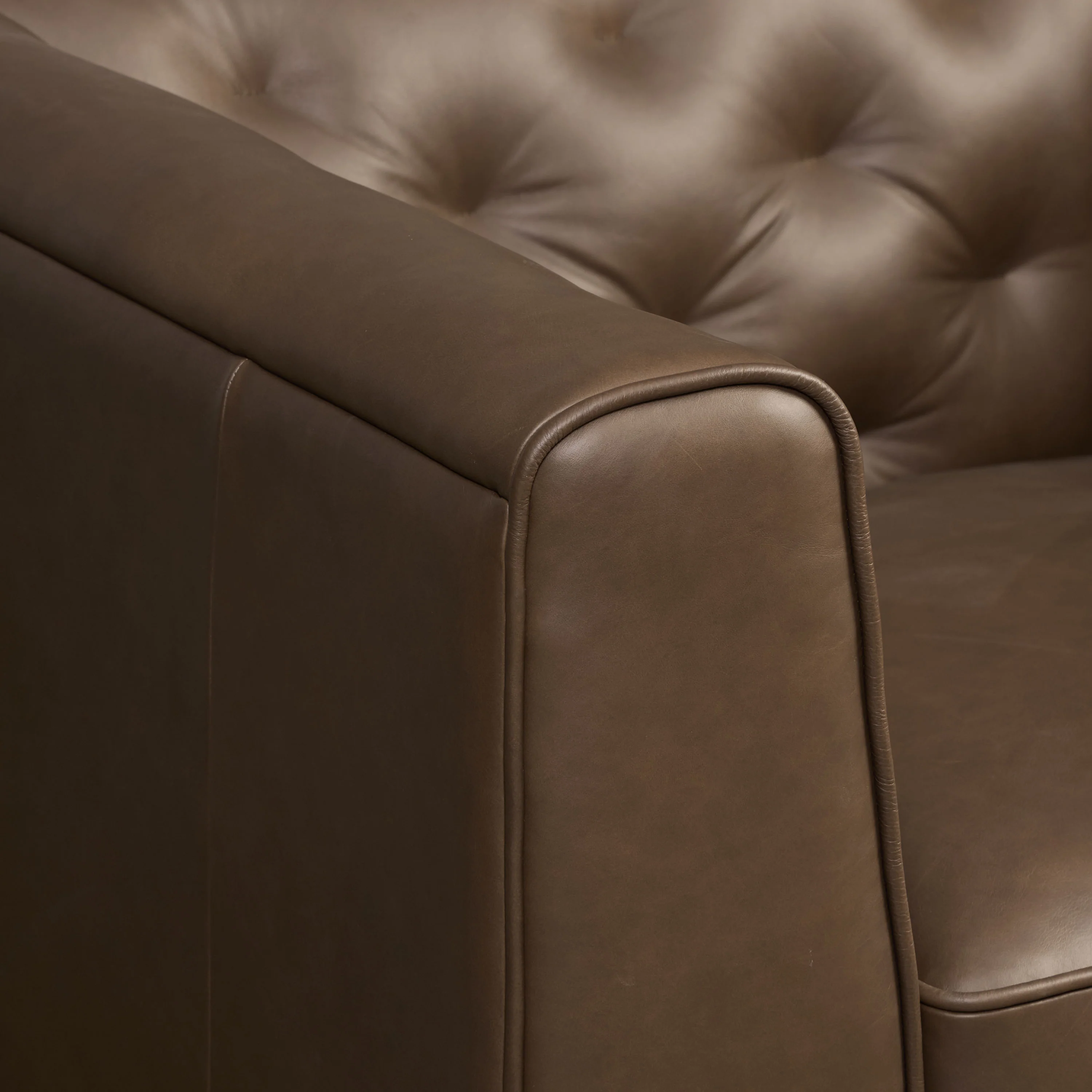Essex Leather Lounge Chair | Cocoa Brown | Set of 2 - Image 9