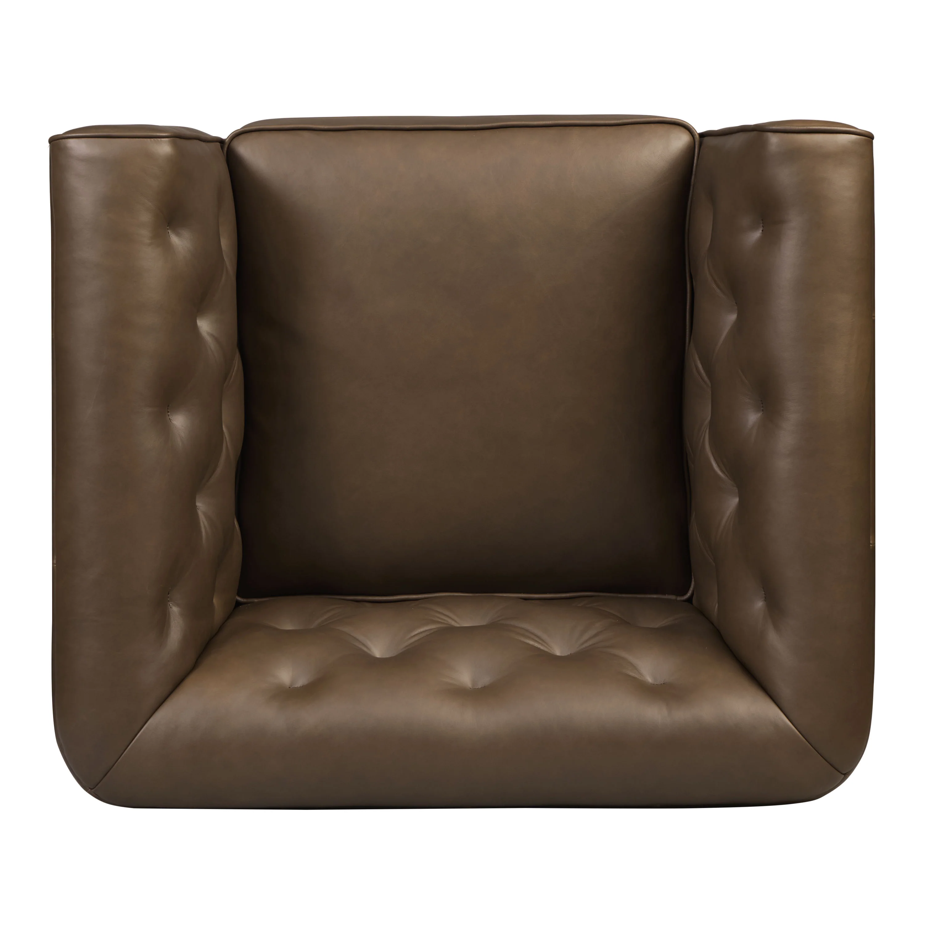 Essex Leather Lounge Chair | Cocoa Brown | Single - Image 7