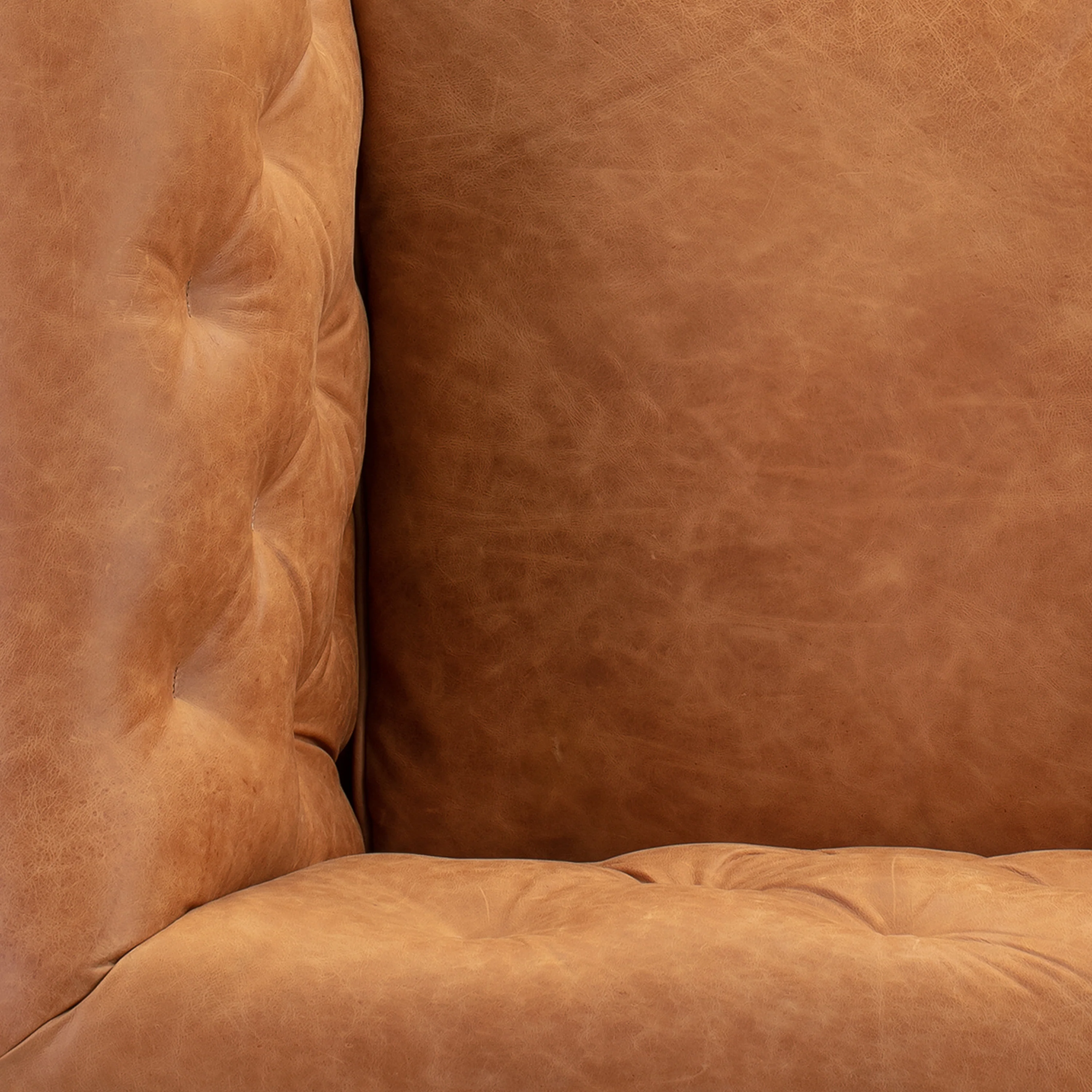 Essex Leather Lounge Chair | Cognac Tan | Set of 2 - Image 11
