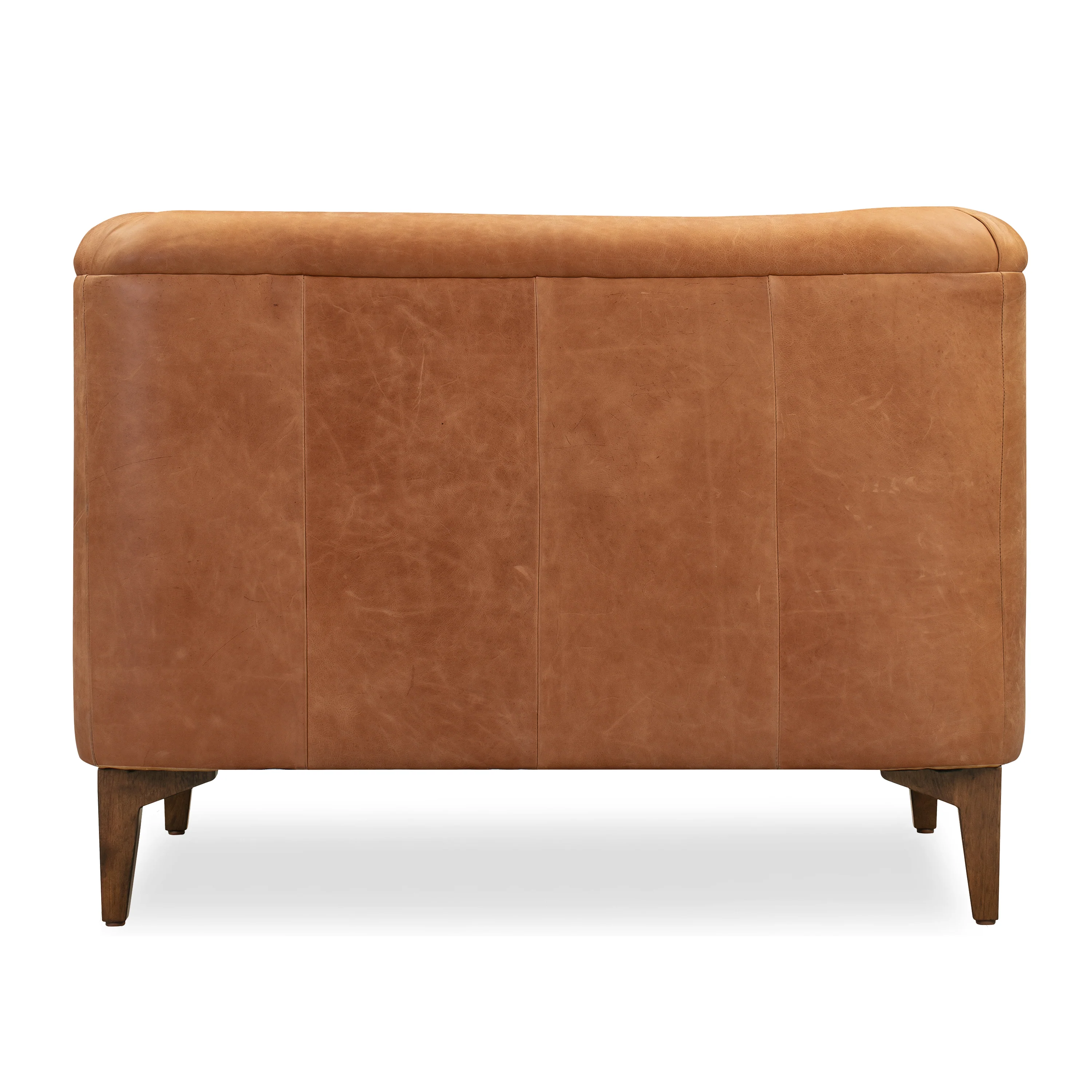 Essex Leather Lounge Chair | Cognac Tan | Set of 2 - Image 9