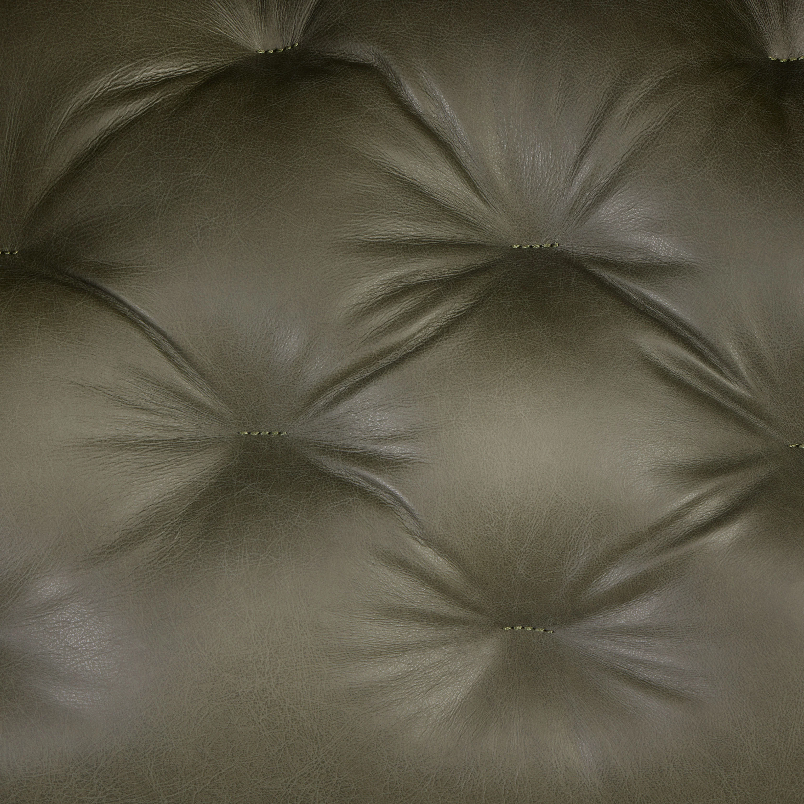 Essex Leather Lounge Chair | Olivine Green | Single - Image 13