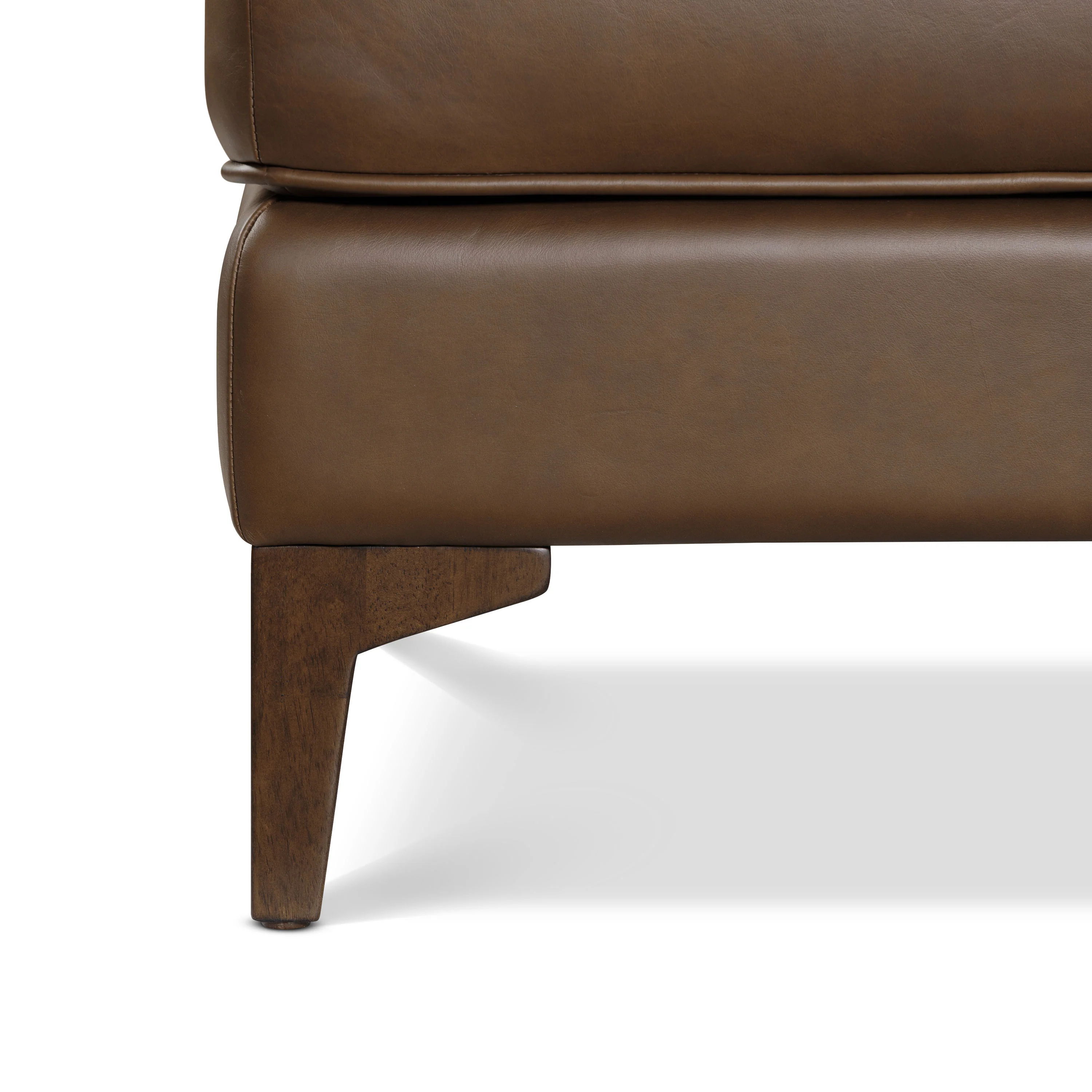 Essex Leather Ottoman 2.0 | Cocoa Brown - Image 11