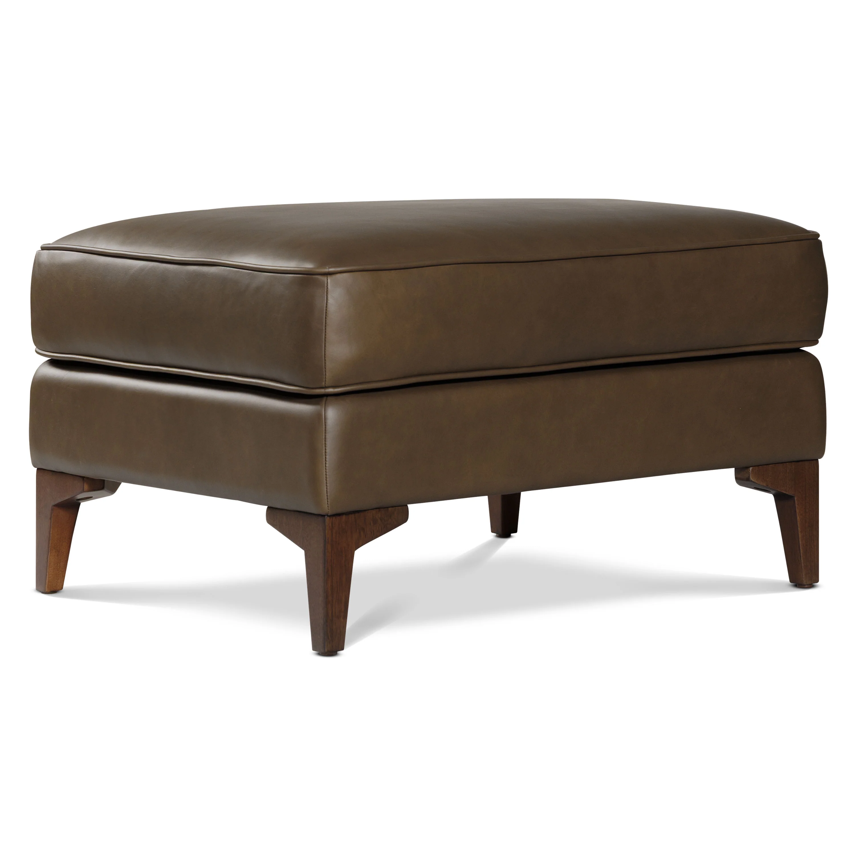Essex Leather Ottoman 2.0 | Cocoa Brown - Image 4