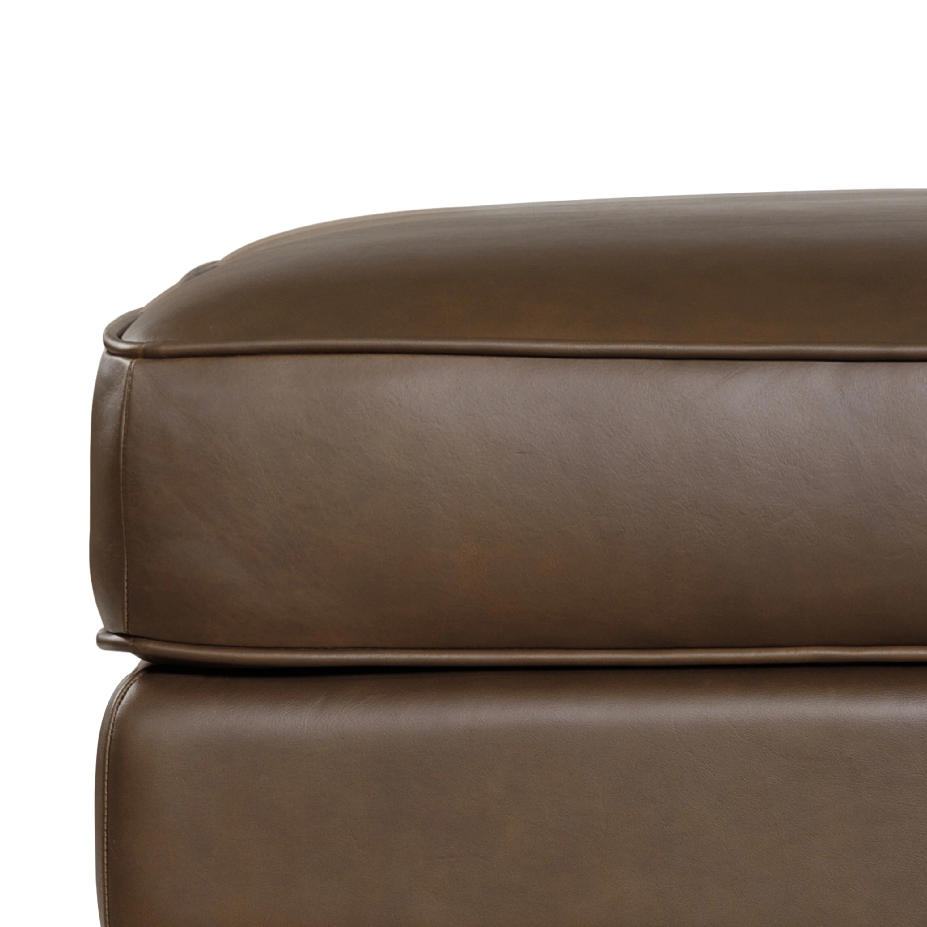 Essex Leather Ottoman 2.0 | Cocoa Brown - Image 7