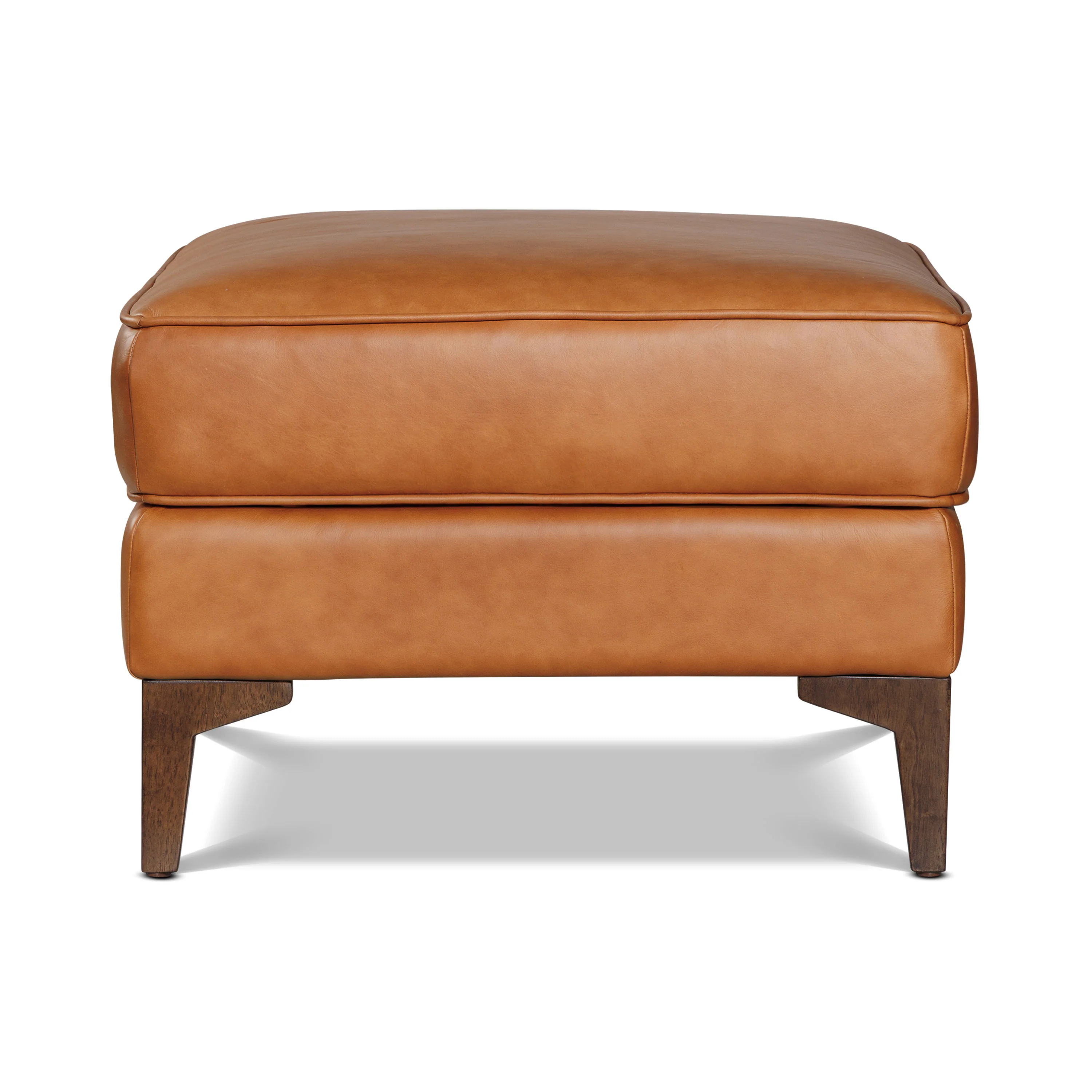Essex Leather Ottoman 2.0 | Cognac Tan - Image 3