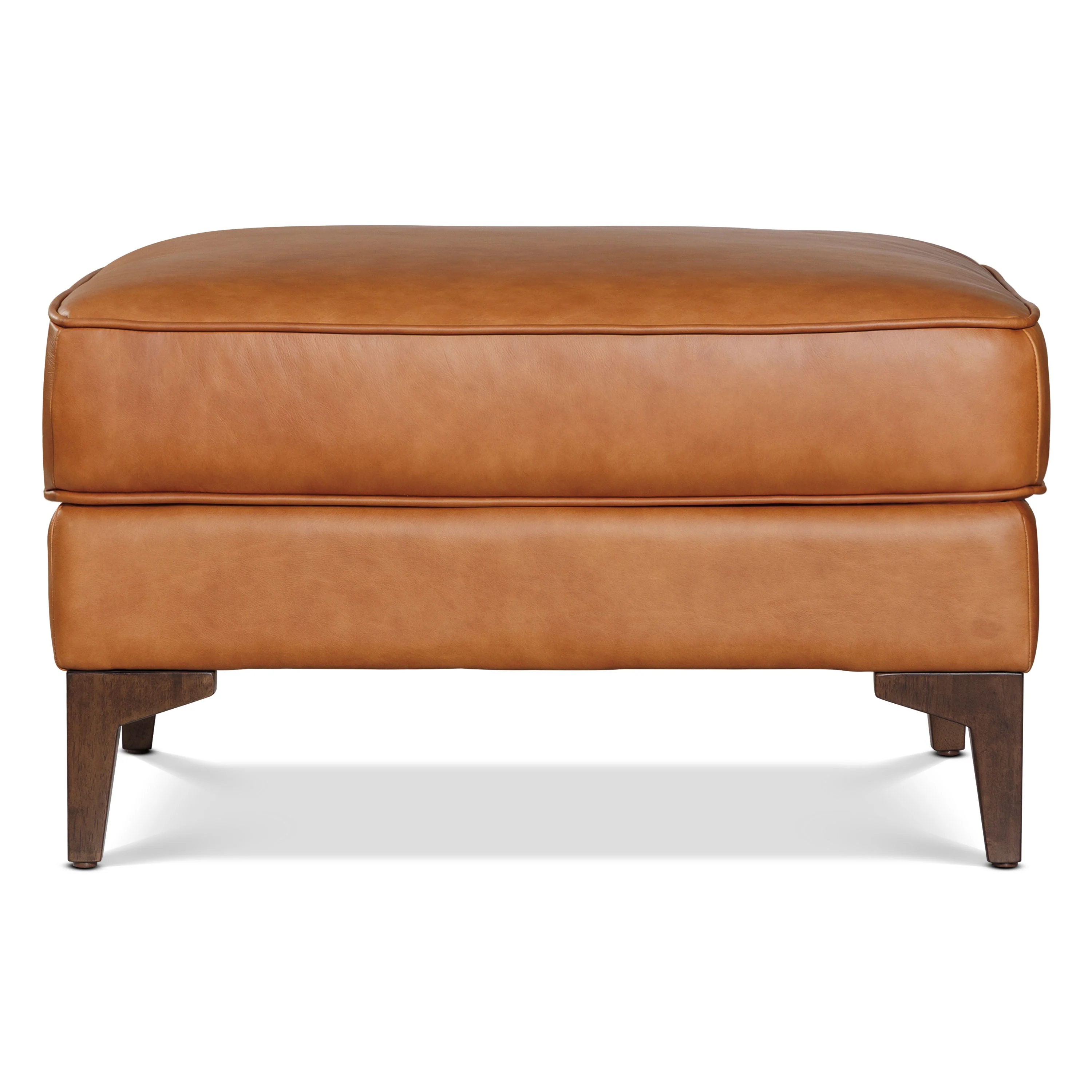 Essex Leather Ottoman 2.0 | Cognac Tan - Image 4