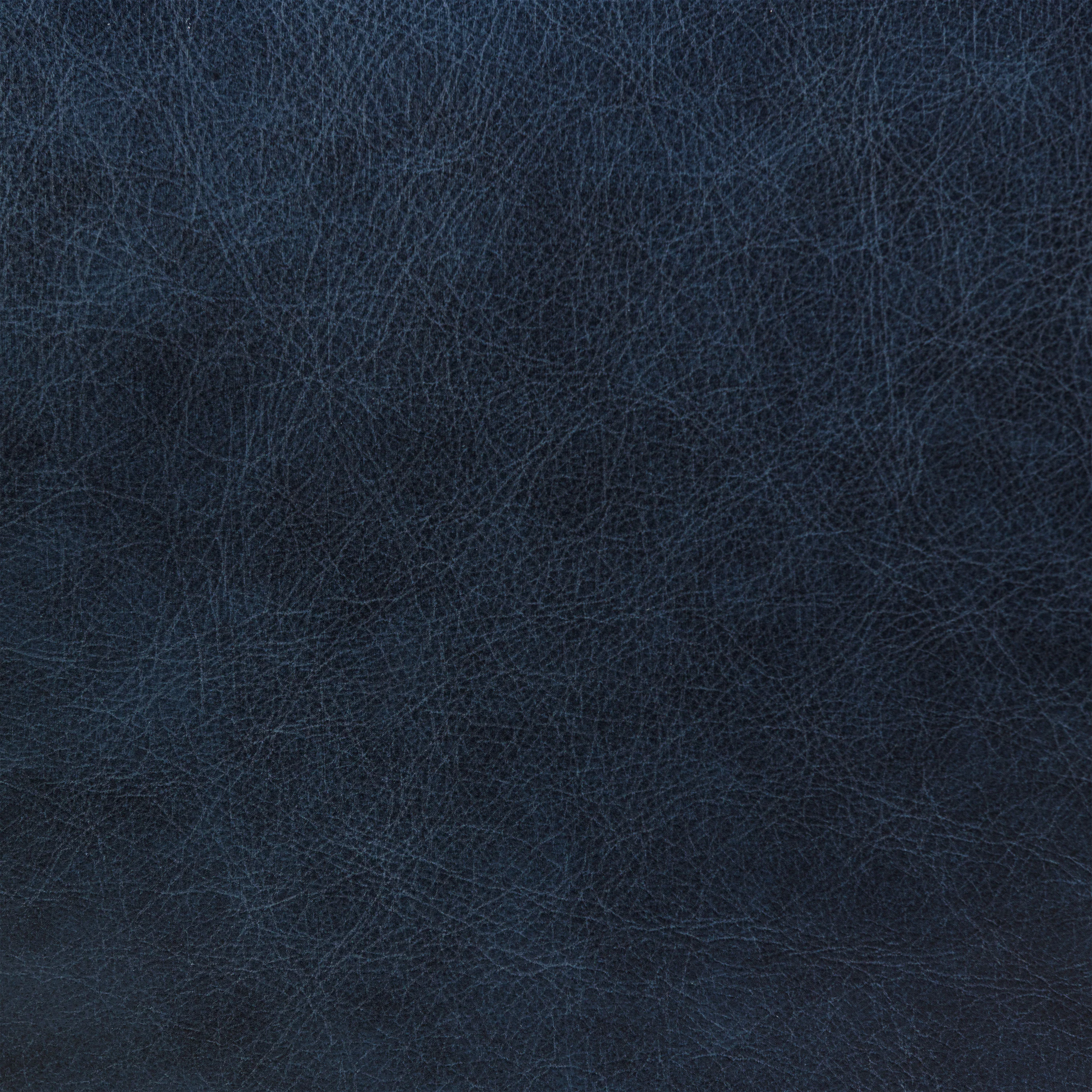 Essex Leather Ottoman 2.0 | Midnight Blue - Image 11