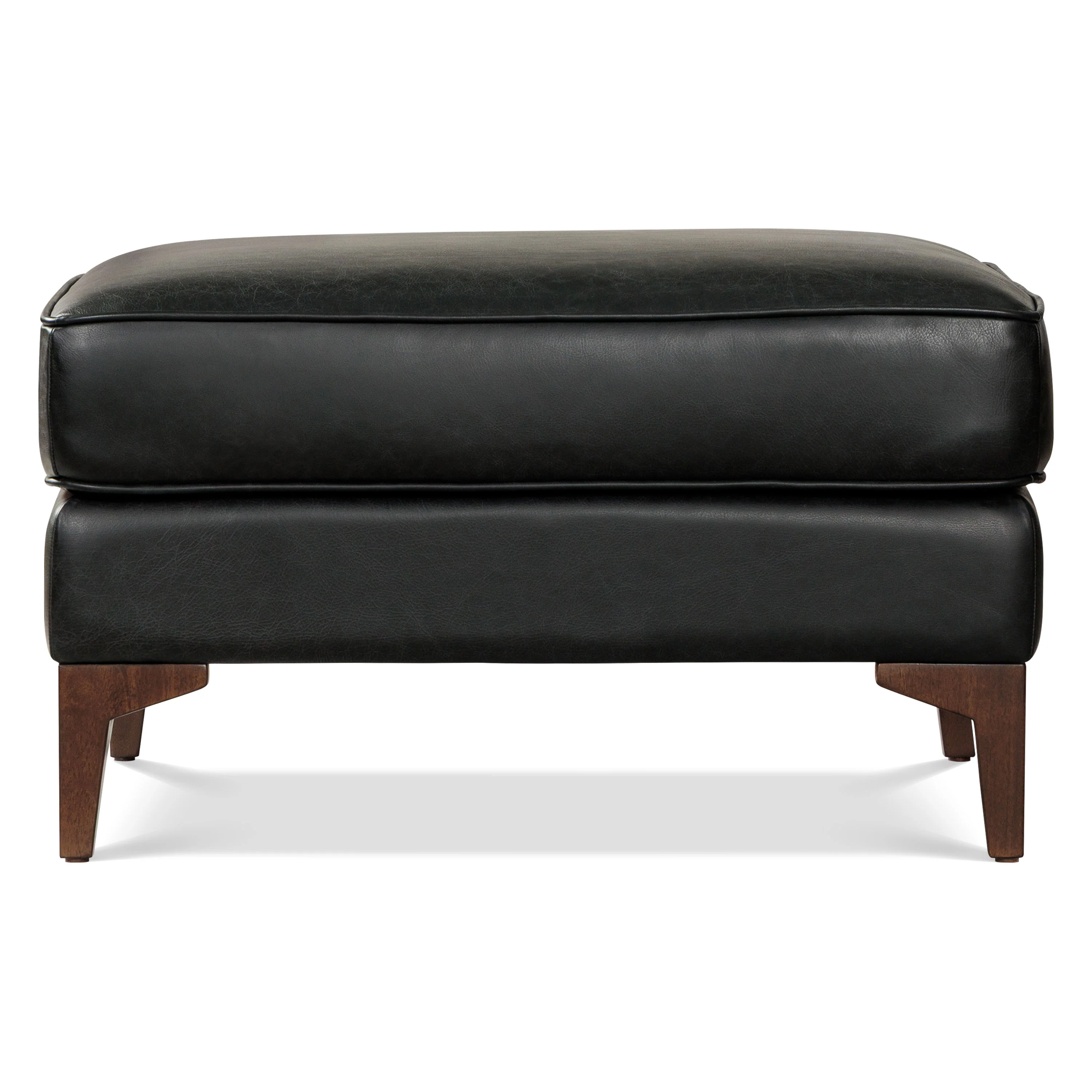 Essex Leather Ottoman 2.0 | Onyx Black - Image 3