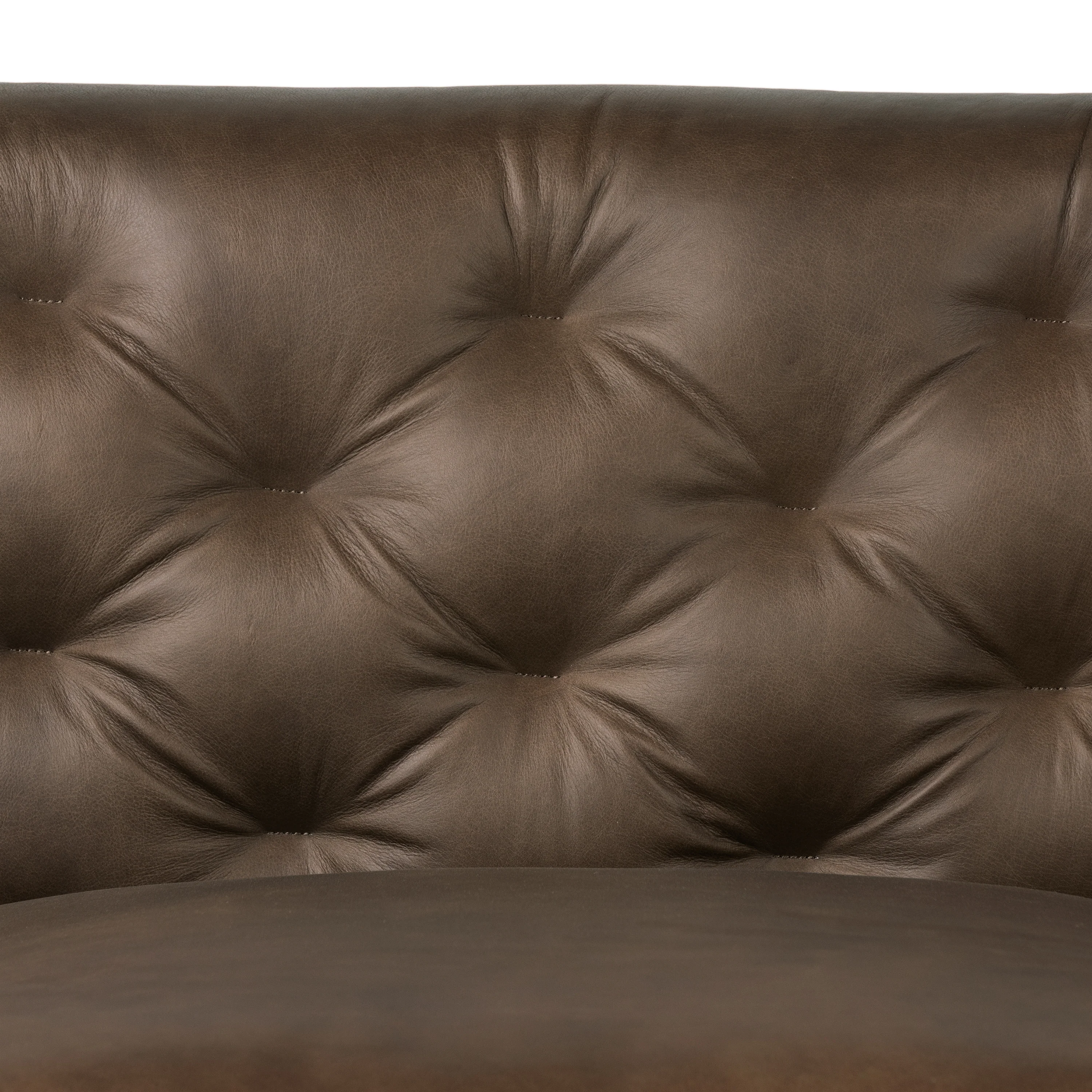 Essex 89" Leather Sofa | Cocoa Brown - Image 10