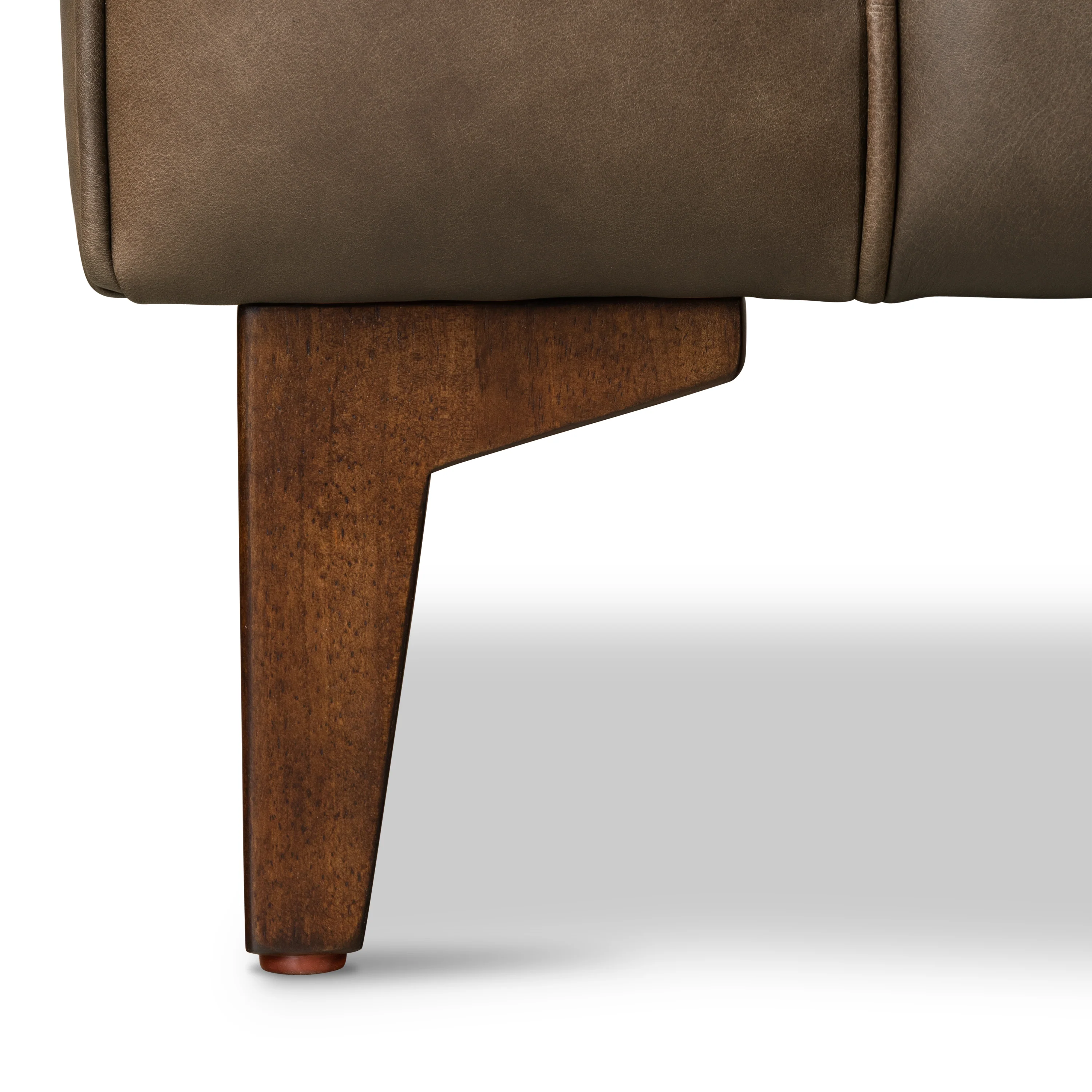 Essex 89" Leather Sofa | Cocoa Brown - Image 15