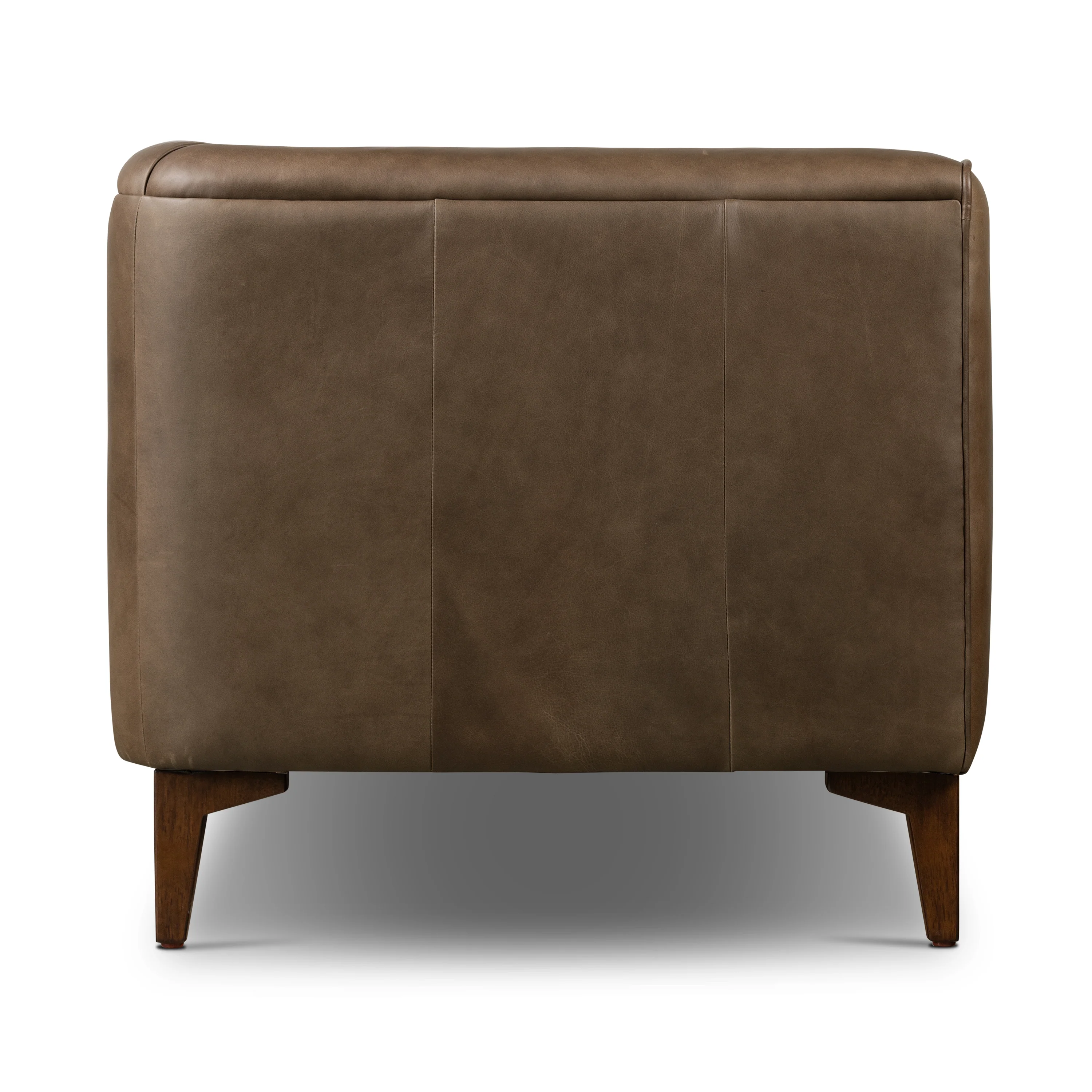 Essex 89" Leather Sofa | Cocoa Brown - Image 6
