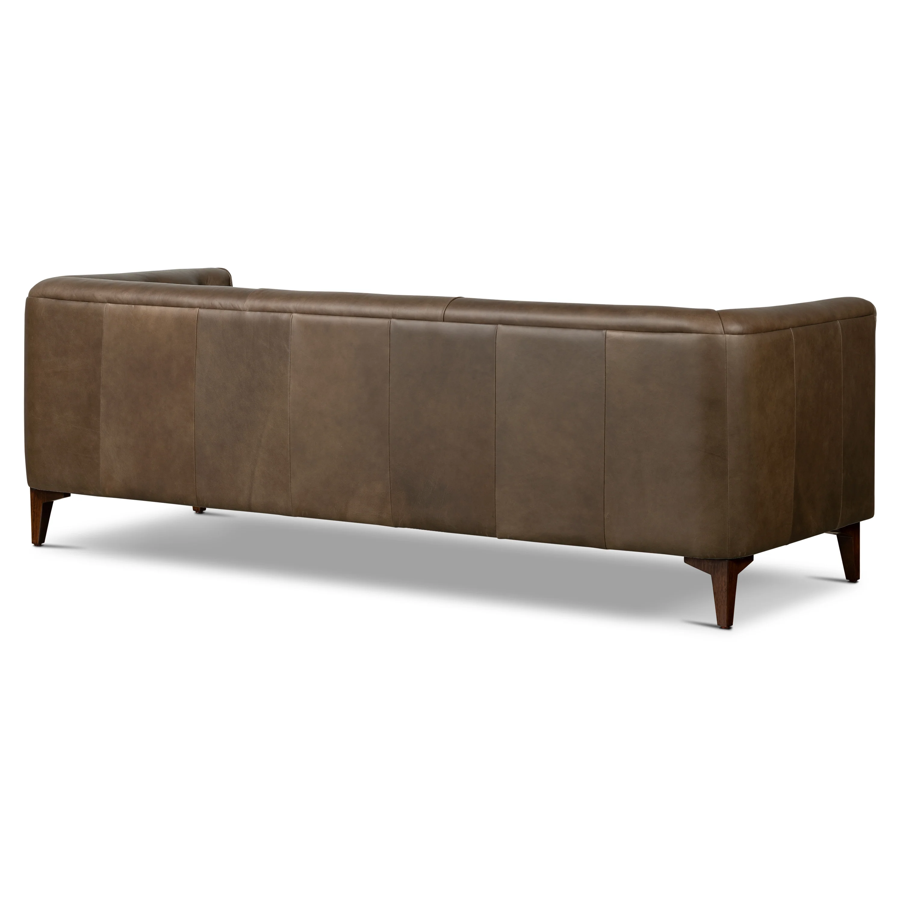 Essex 89" Leather Sofa | Cocoa Brown - Image 7