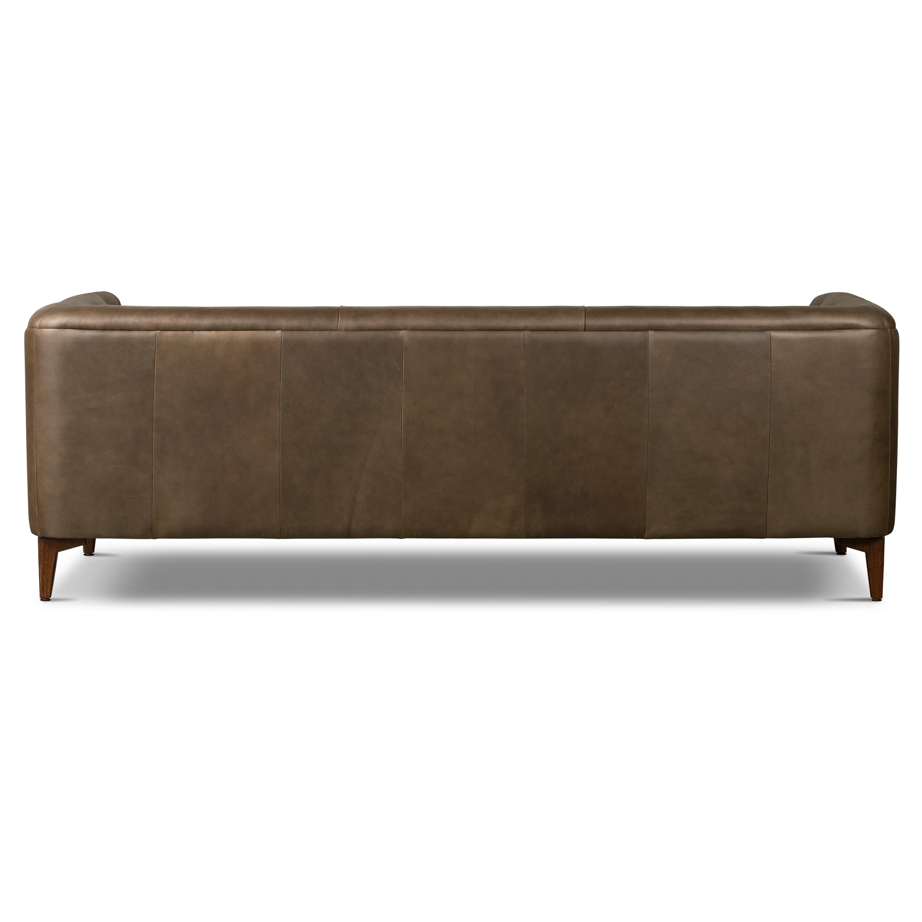 Essex 89" Leather Sofa | Cocoa Brown - Image 8