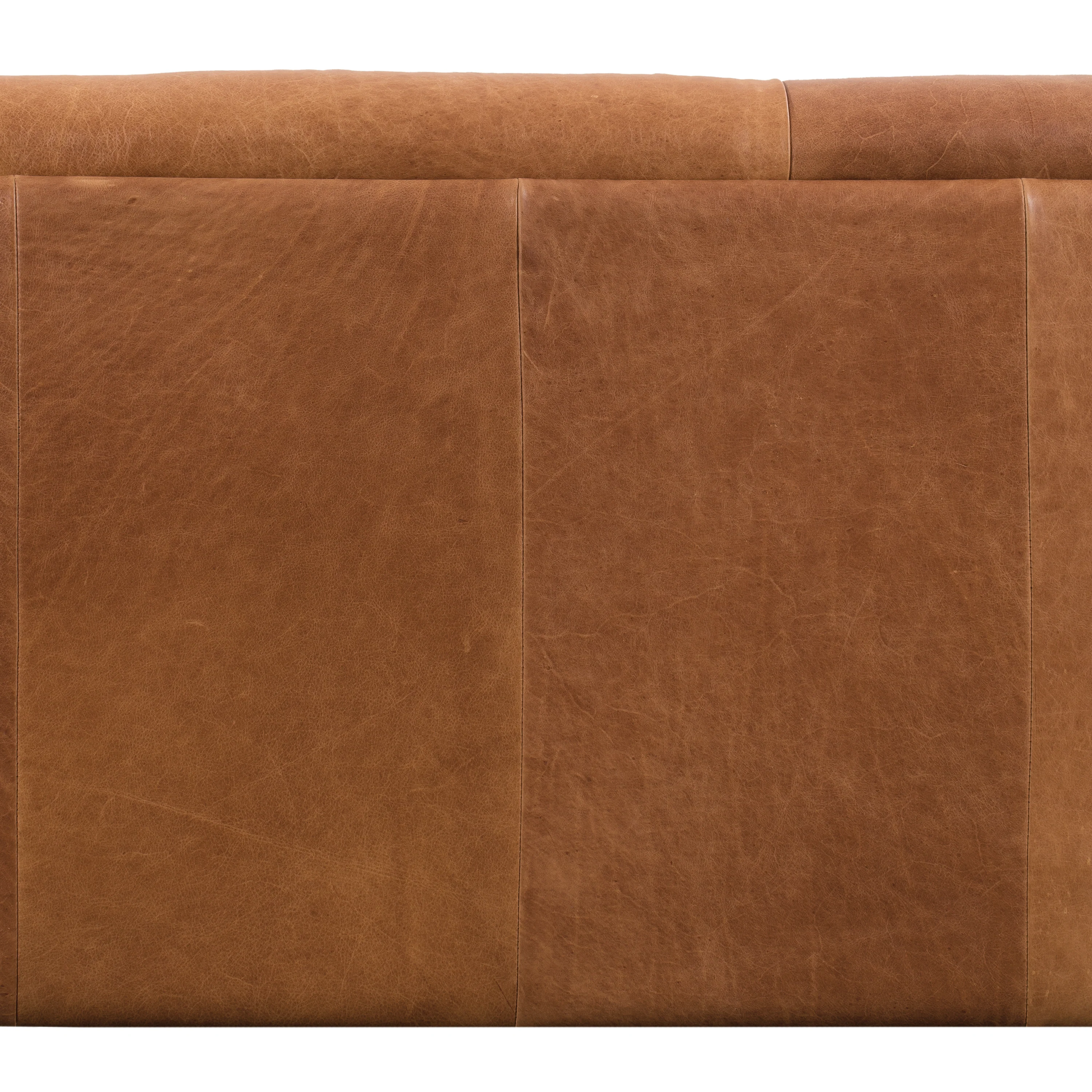 Essex 89" Leather Sofa | Cognac Tan - Image 11