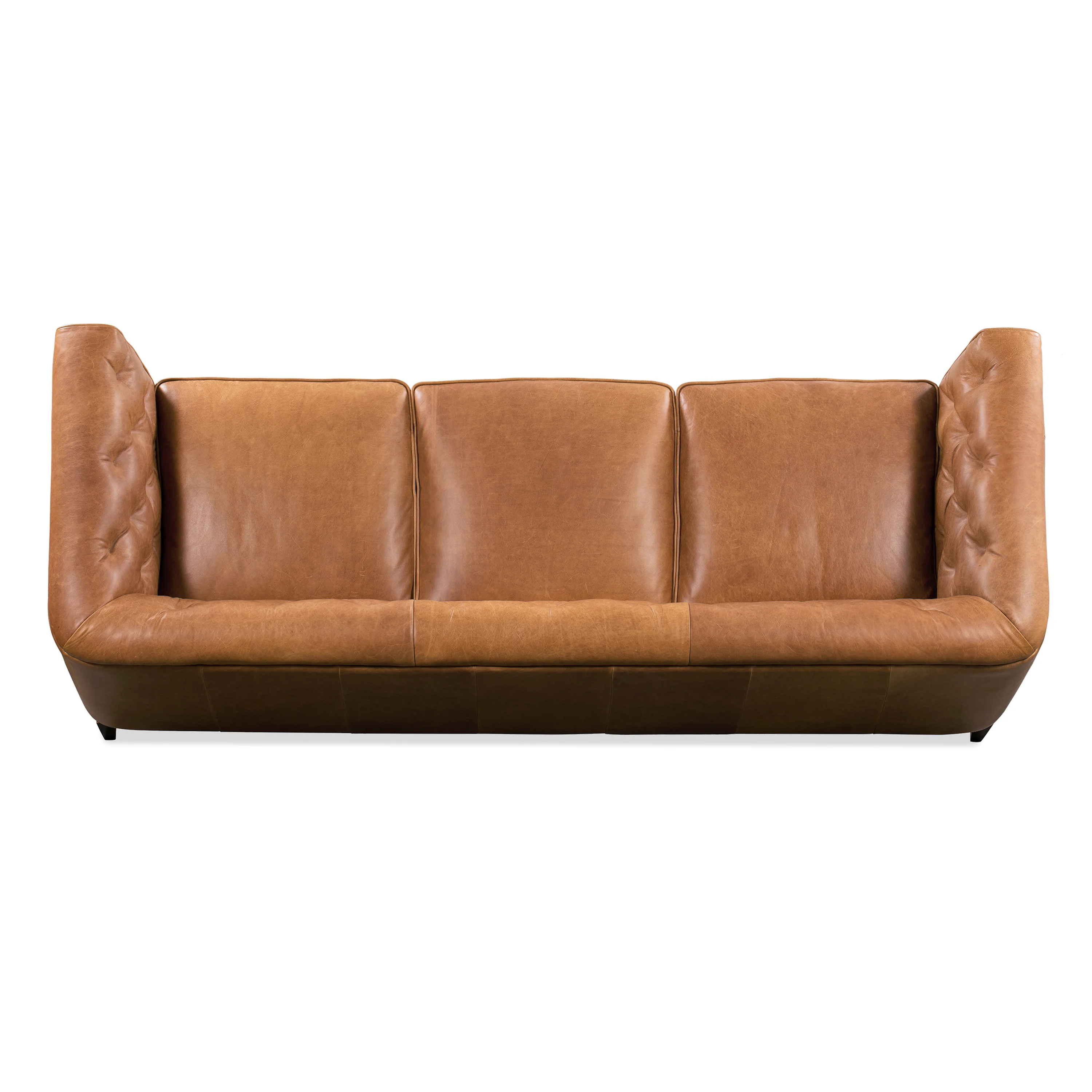 Essex 89" Leather Sofa | Cognac Tan - Image 5