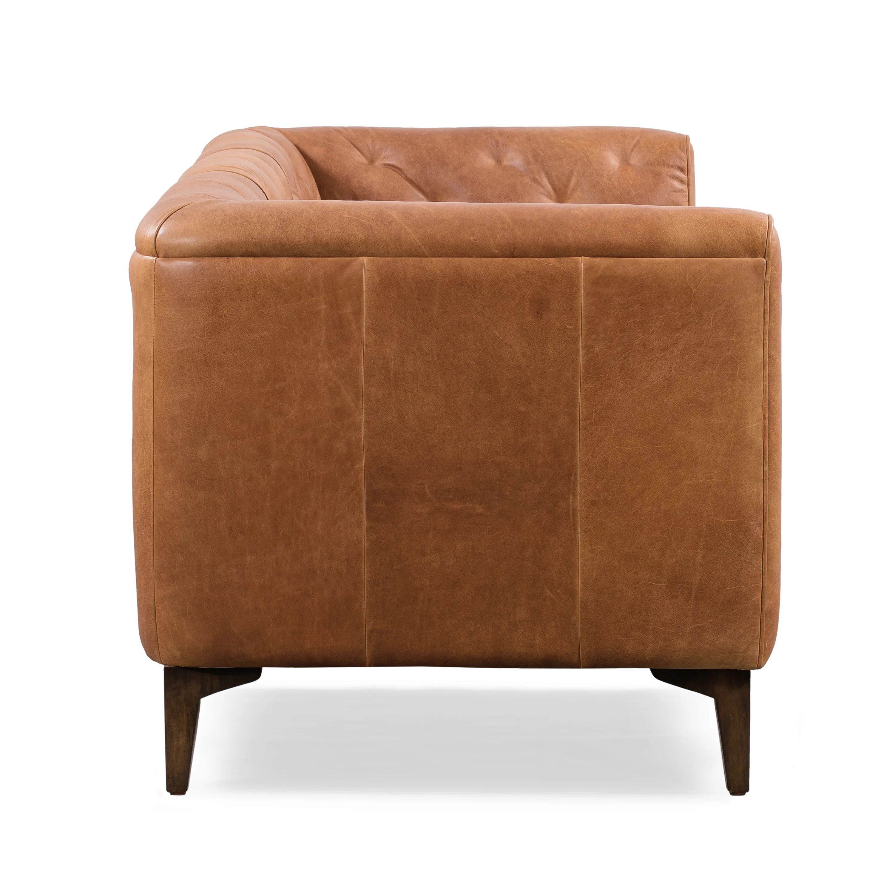 Essex 89" Leather Sofa | Cognac Tan - Image 7