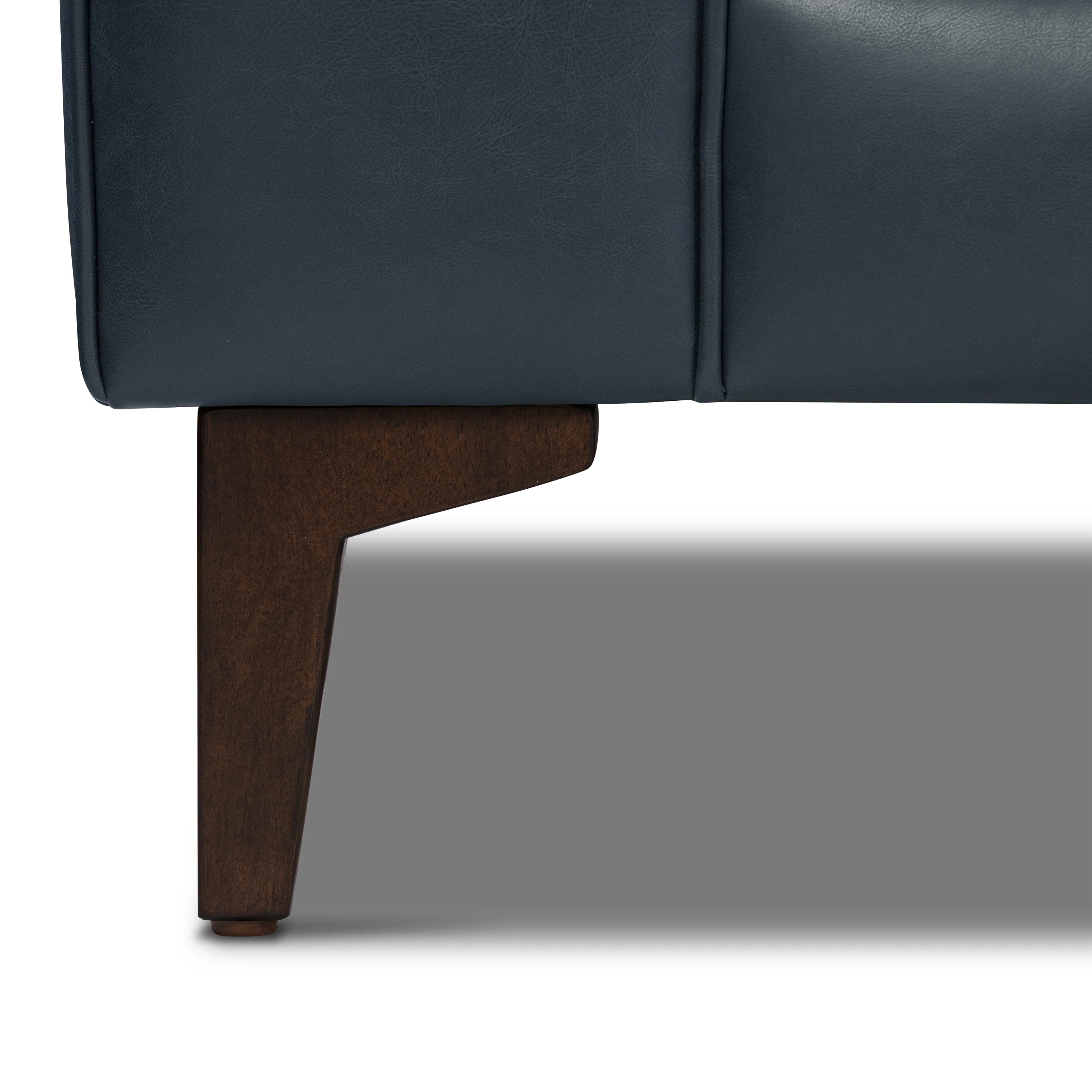 Essex 89" Leather Sofa | Deepsky Blue - Image 11