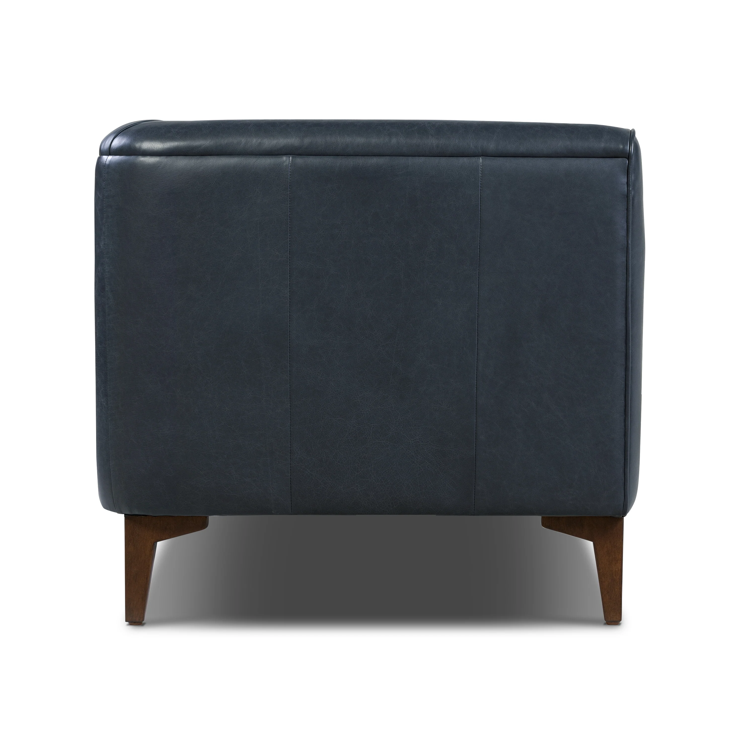 Essex 89" Leather Sofa | Deepsky Blue - Image 5