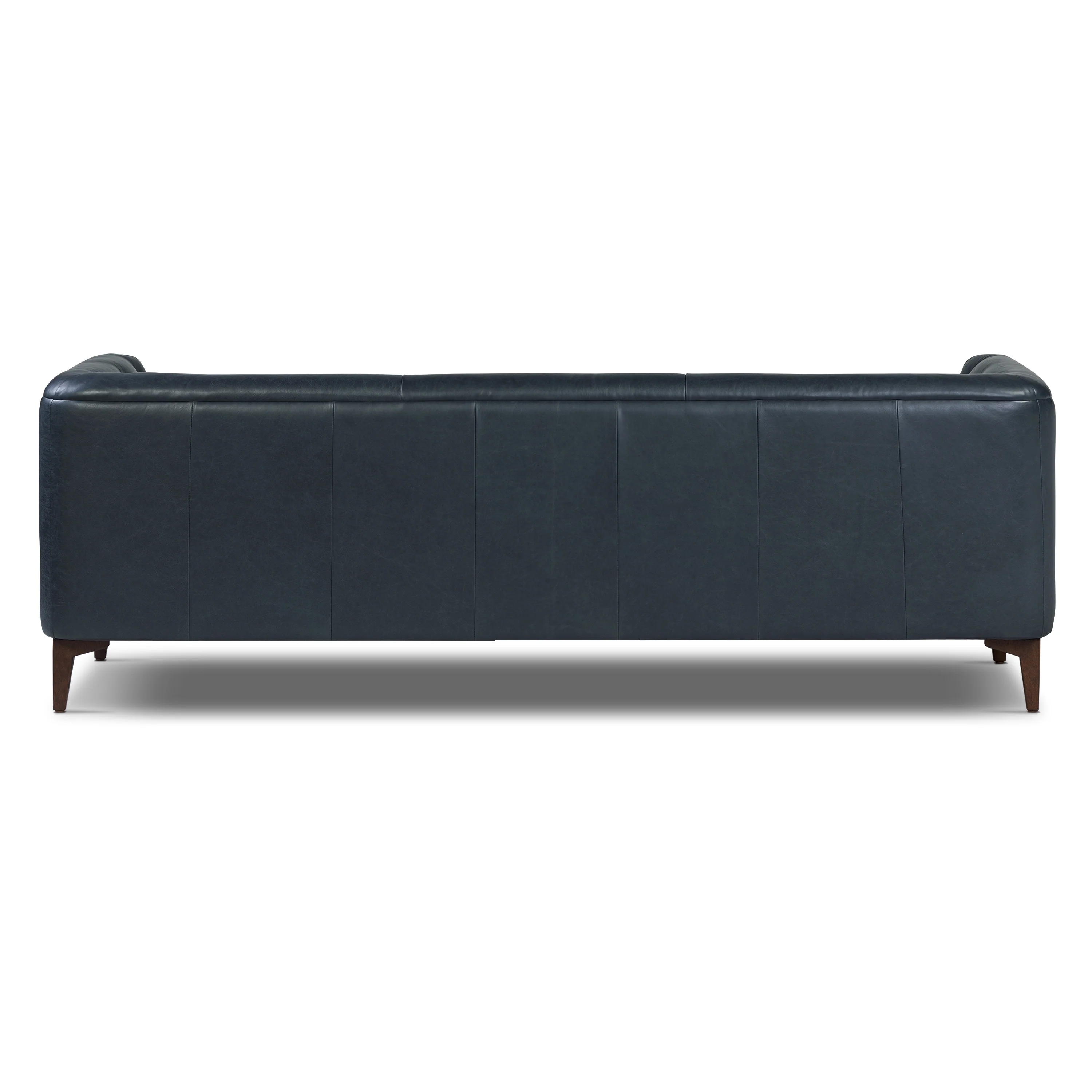 Essex 89" Leather Sofa | Deepsky Blue - Image 7