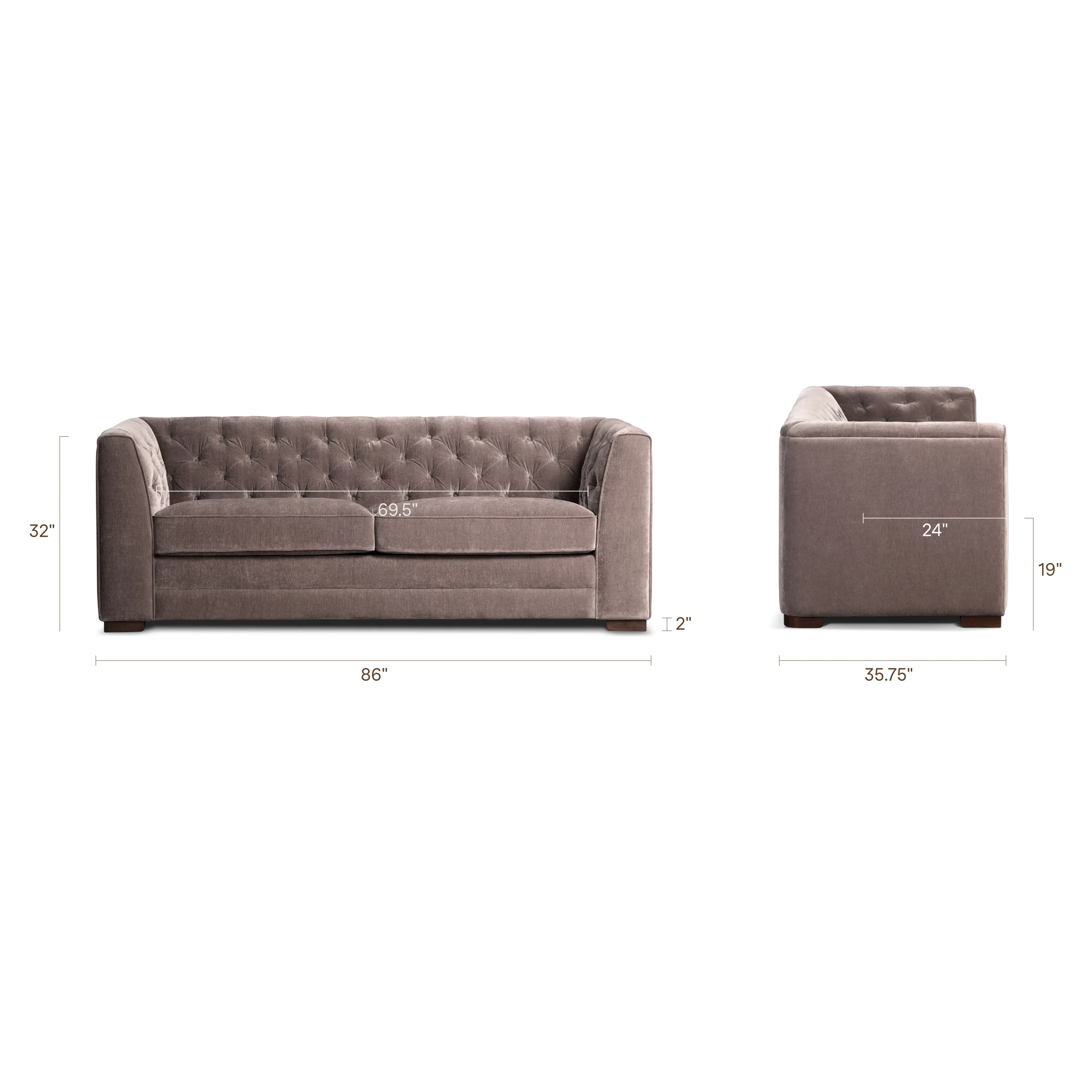 Essex Pull-Out Convertible Sleeper Sofa (86") | Willow Brown - Image 17