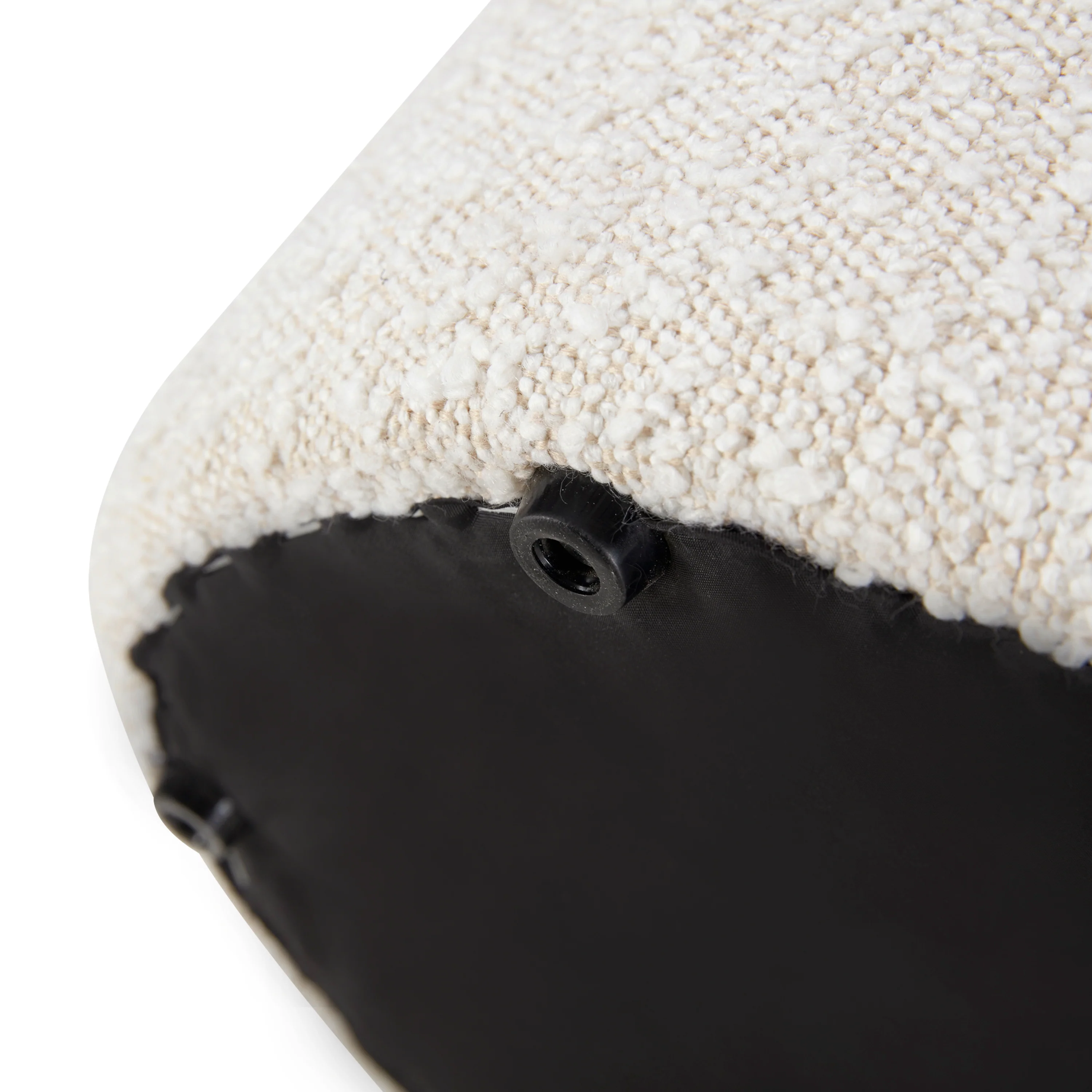 Este Bench | Crema White Boucle - Image 8