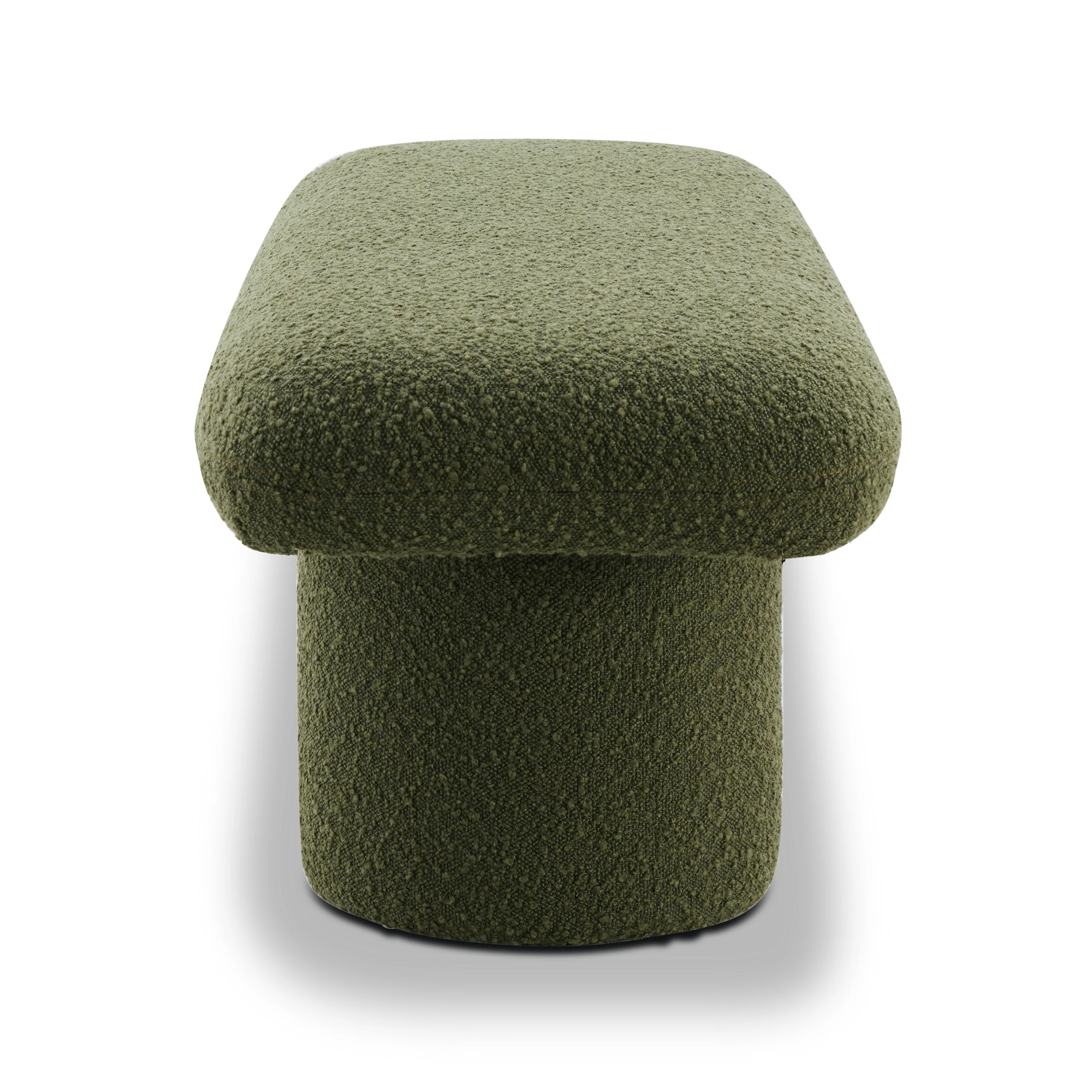Este Bench | Fern Green Boucle - Image 6