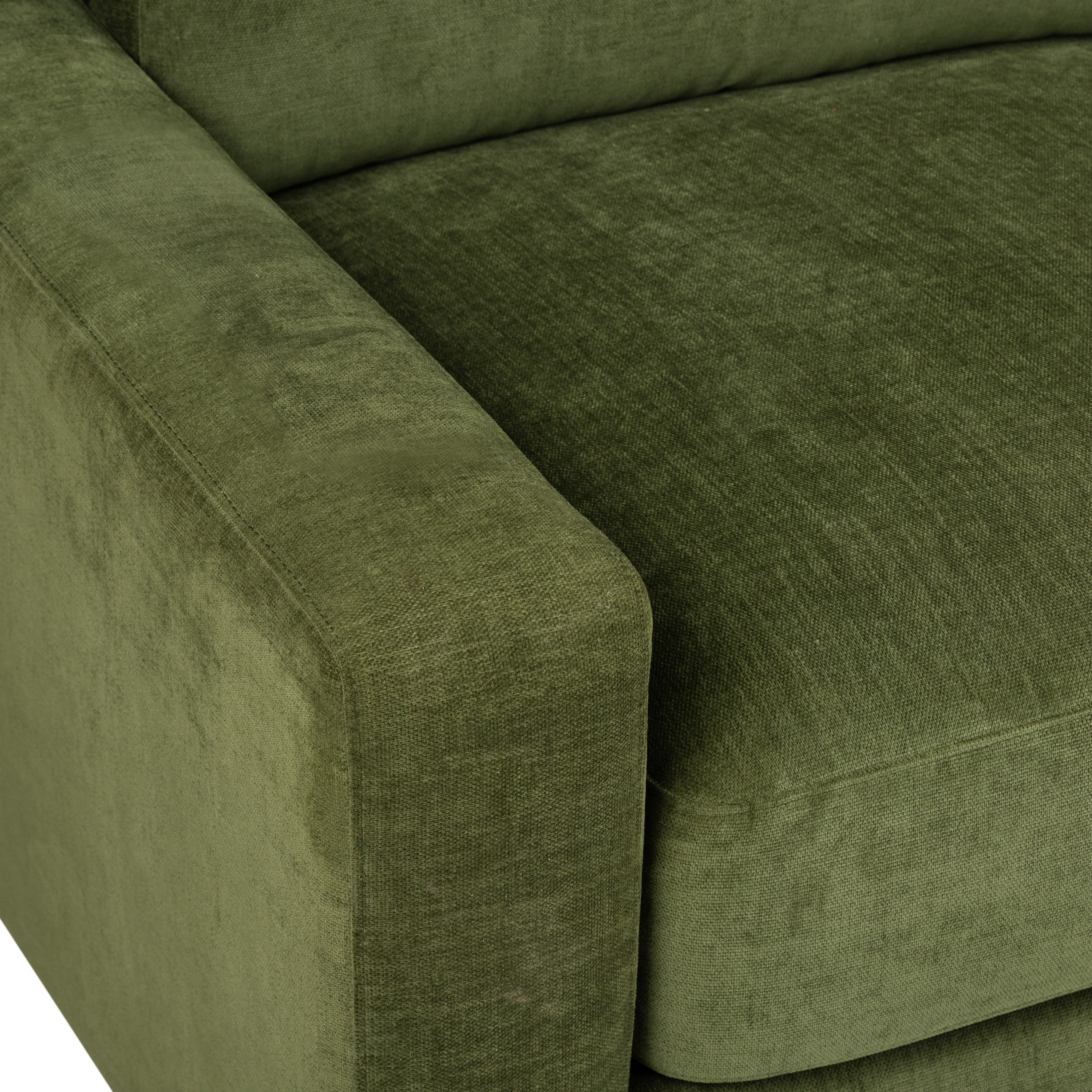 Fano 99" Sofa | Distressed Green Velvet - Image 11