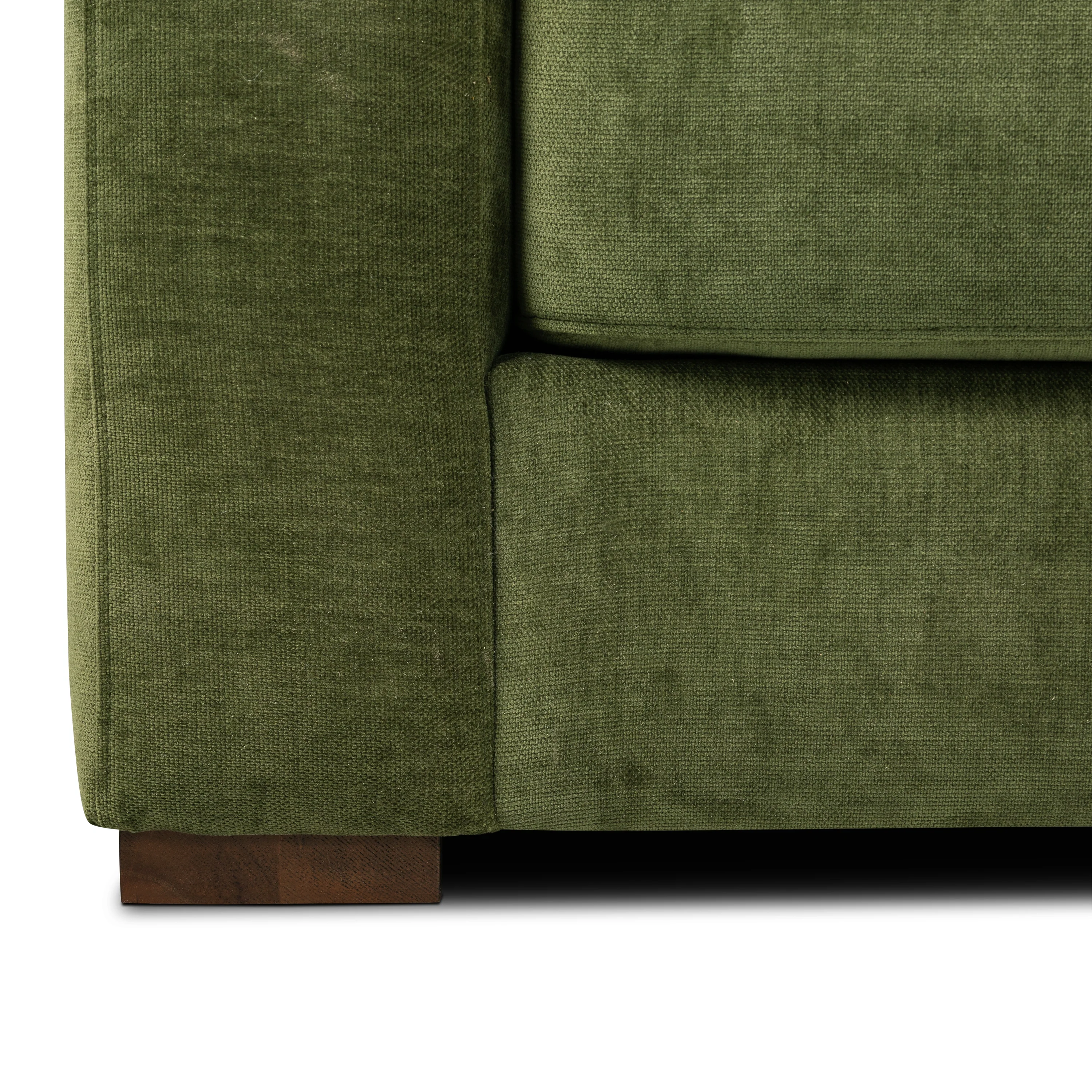 Fano 99" Sofa | Distressed Green Velvet - Image 13