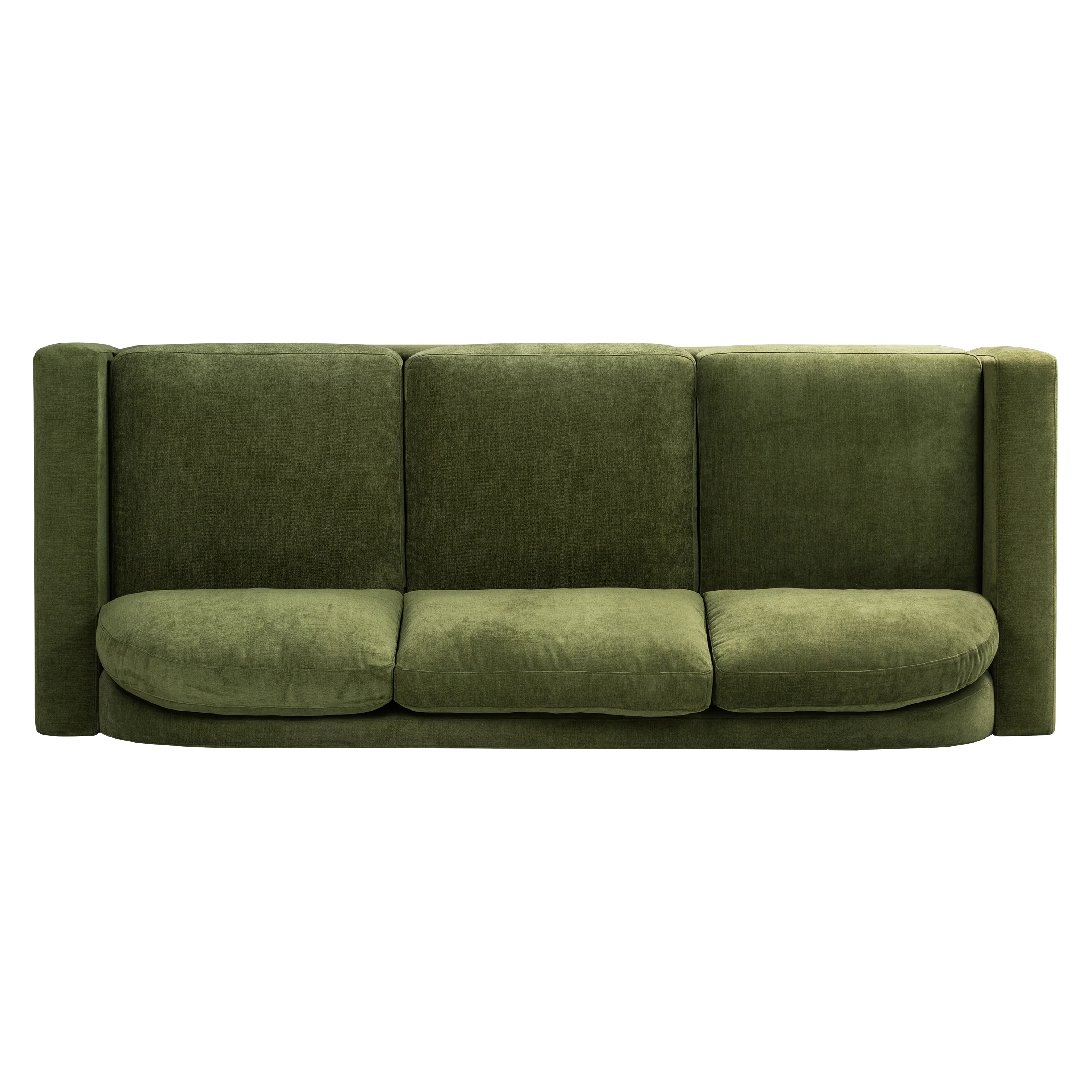 Fano 99" Sofa | Distressed Green Velvet - Image 8