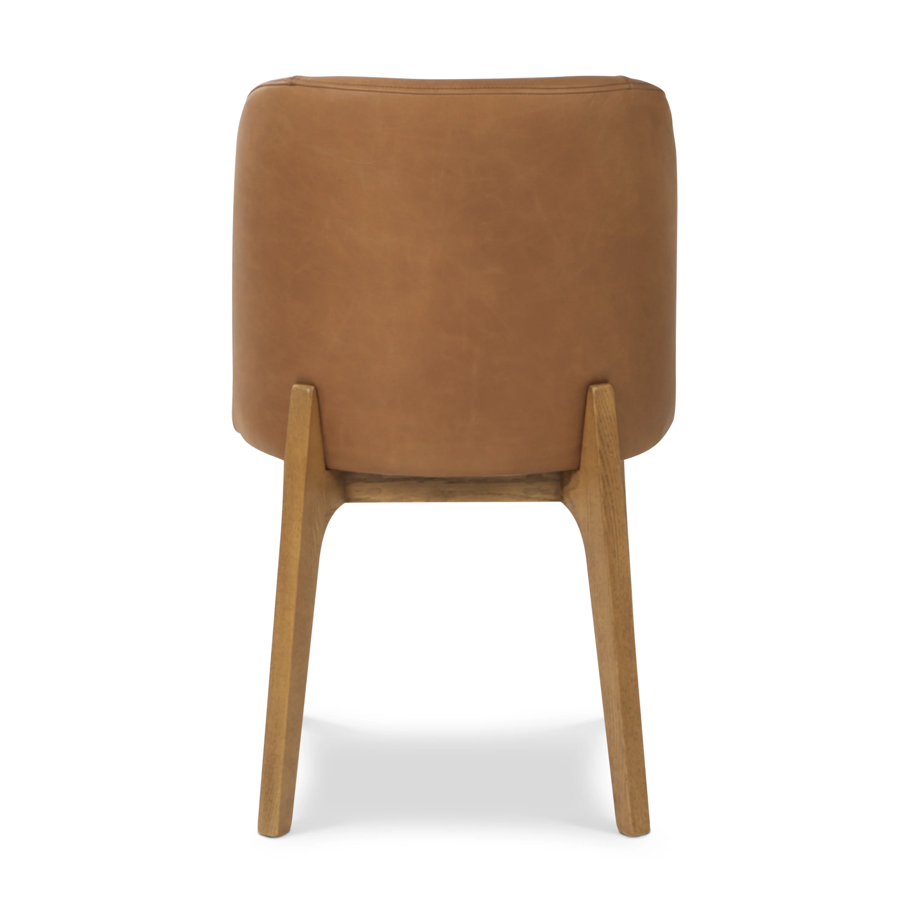 Fawn Leather Dining Chair | Waxed Tan - Image 7