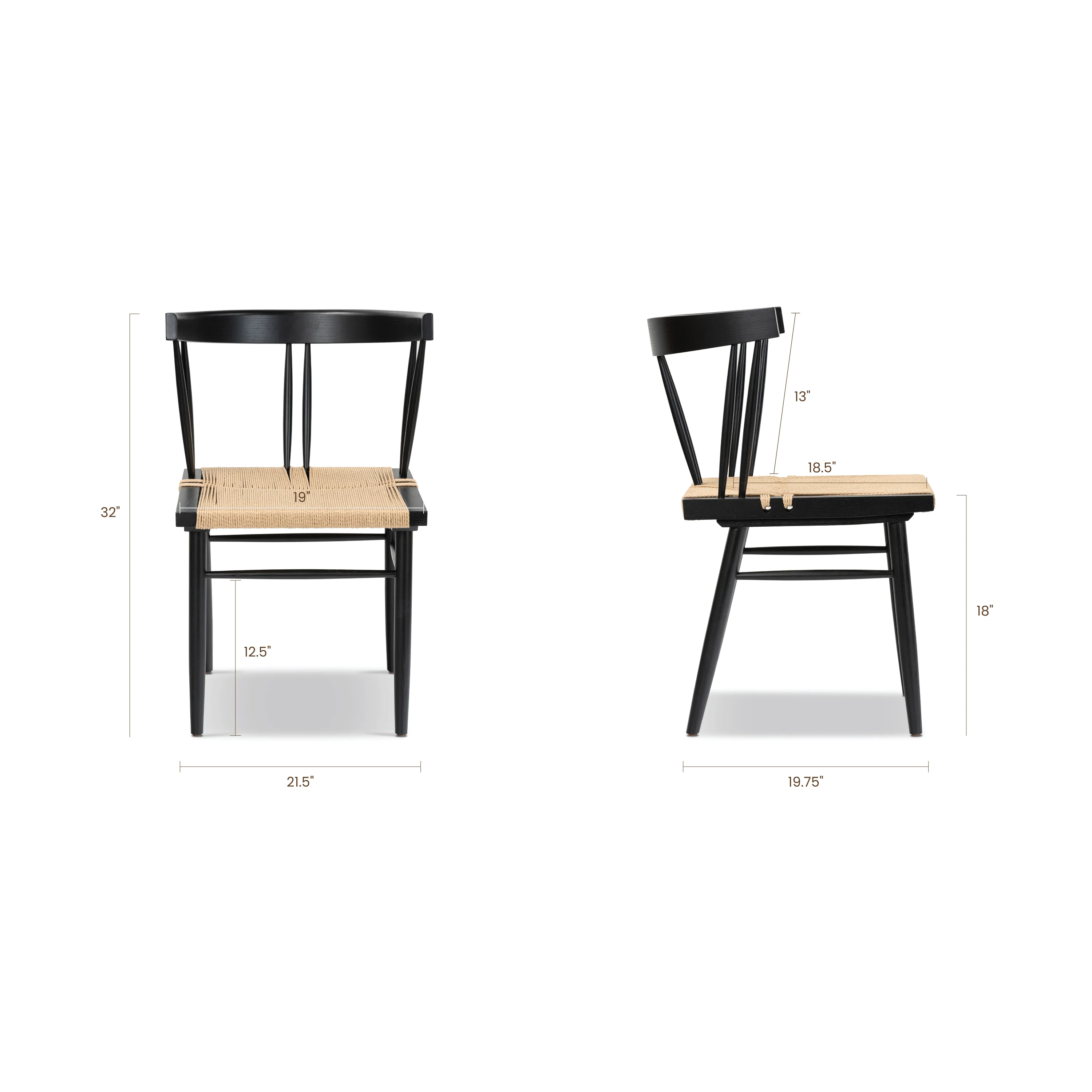 Ferrara Dining Chair | Black - Image 14