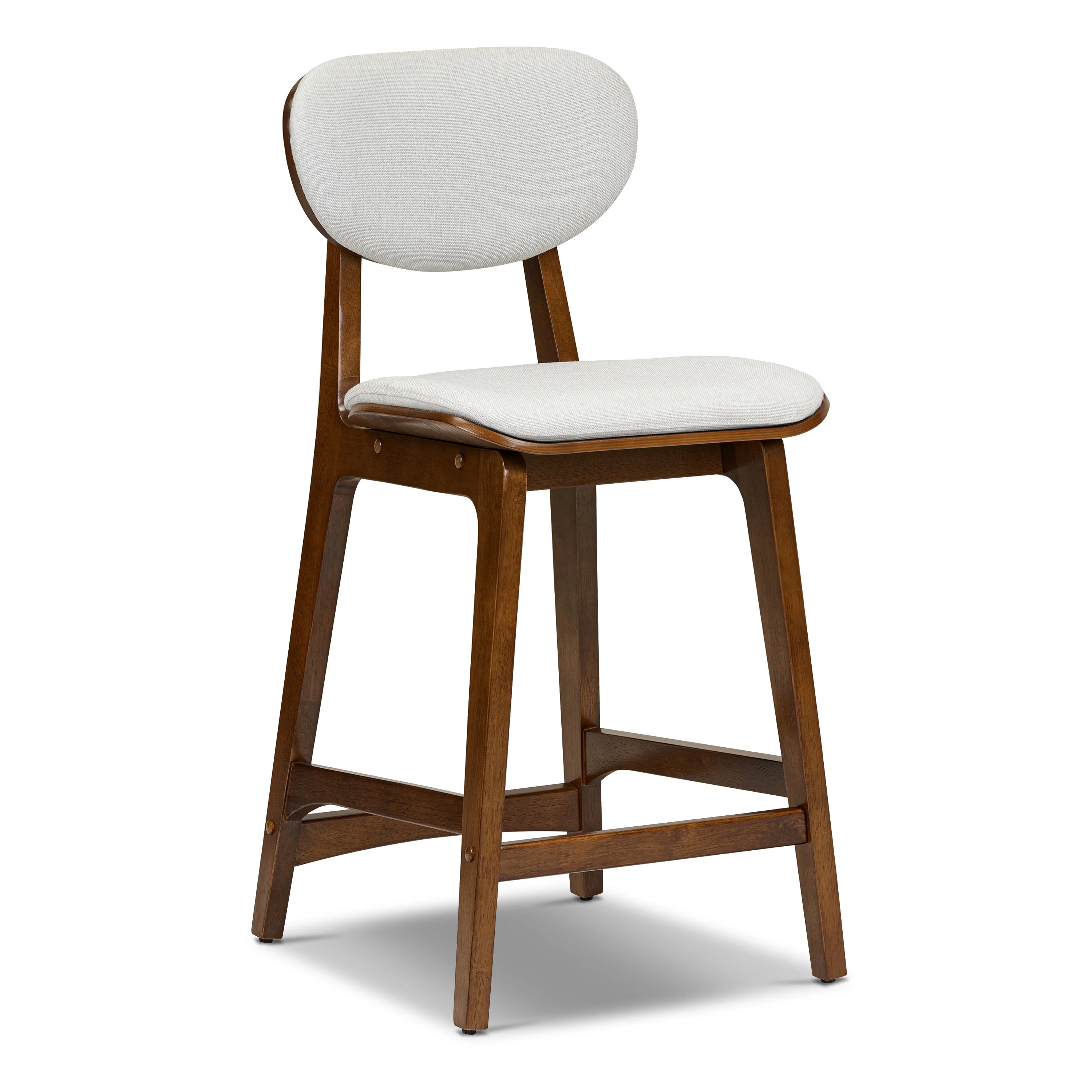 Finnley Counter Stool with Removable  / Washable Covers | Pearlstone Ivory - Image 3