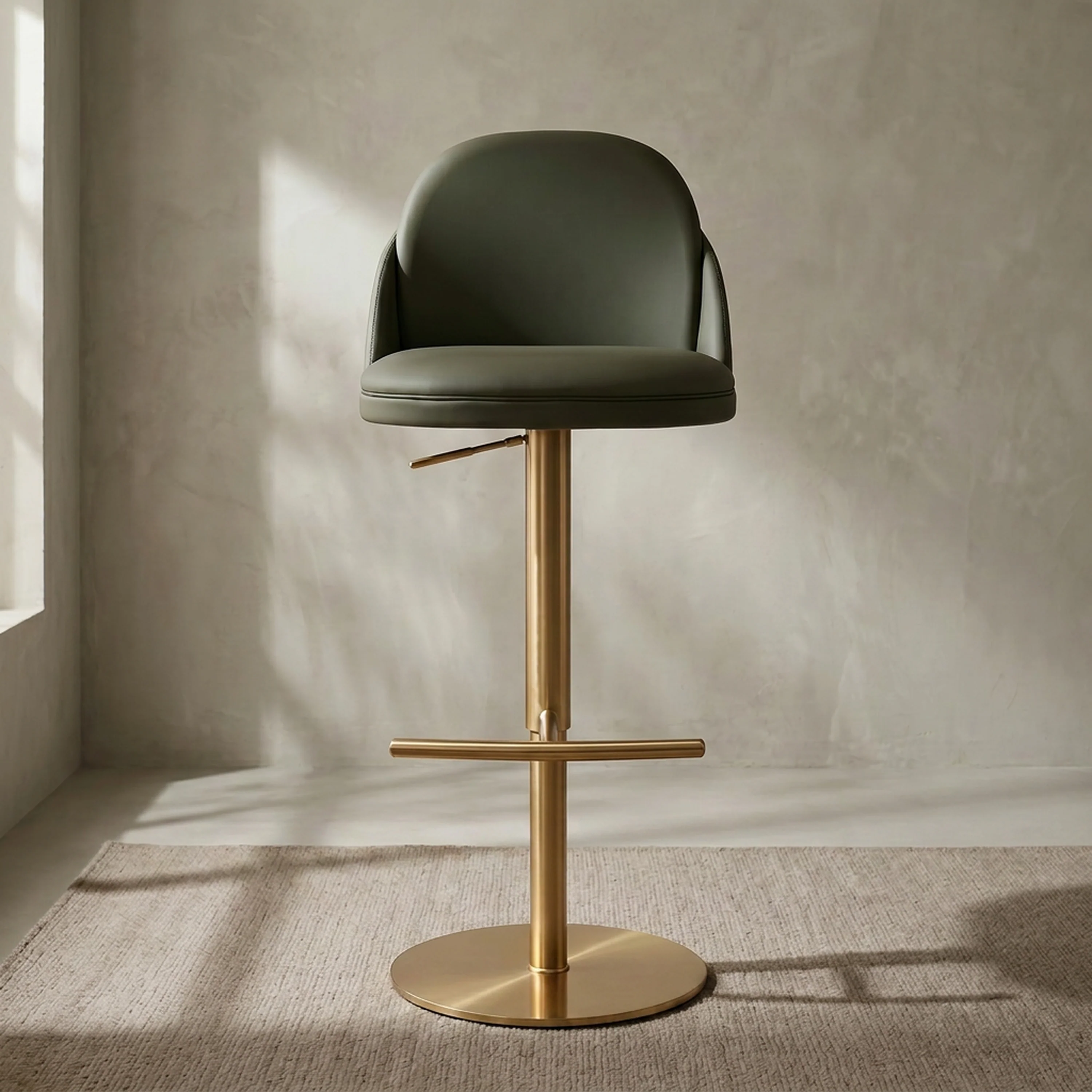 Finta Counter Stool | Fiori Green - Image 2