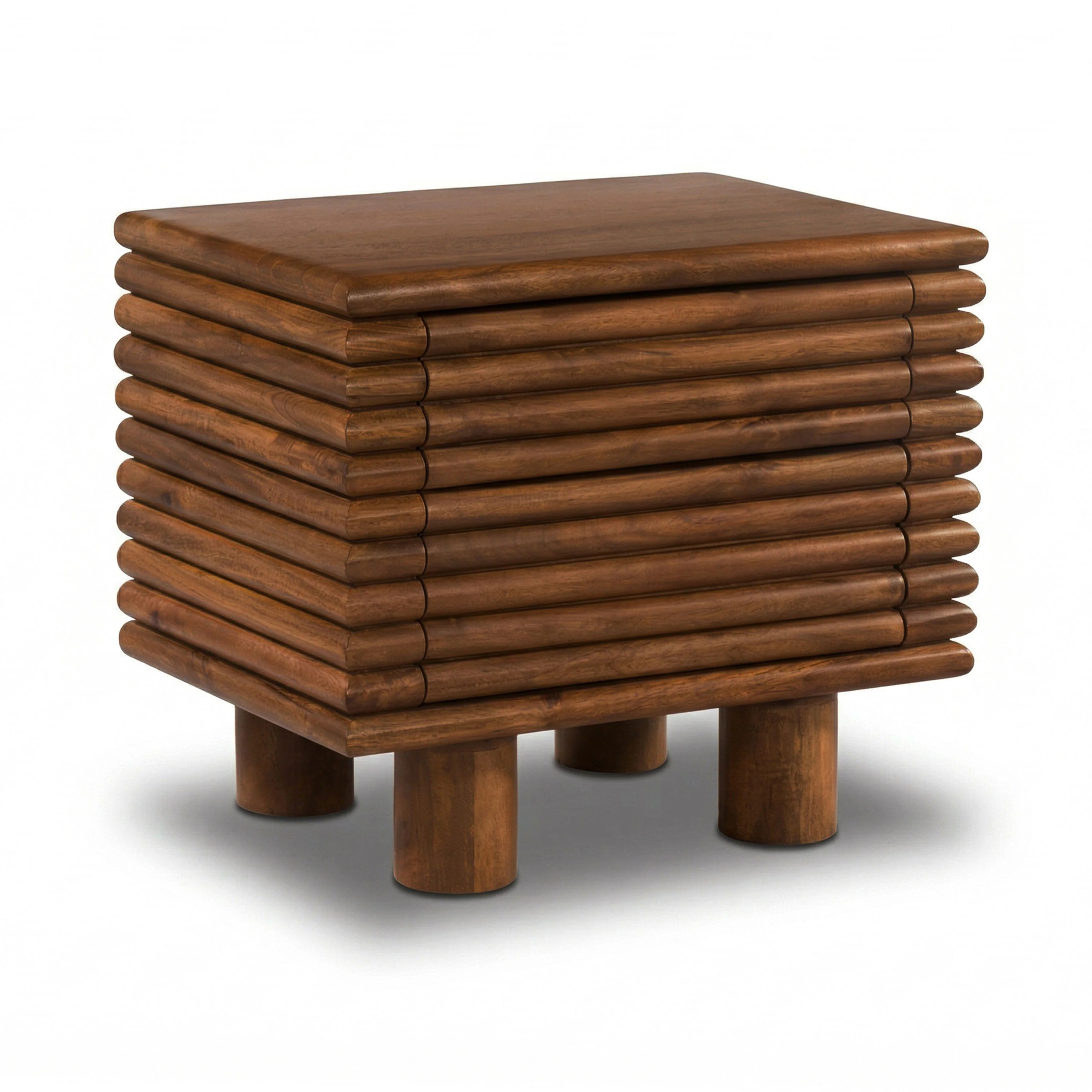 Flascio Nightstand | Walnut - Image 3