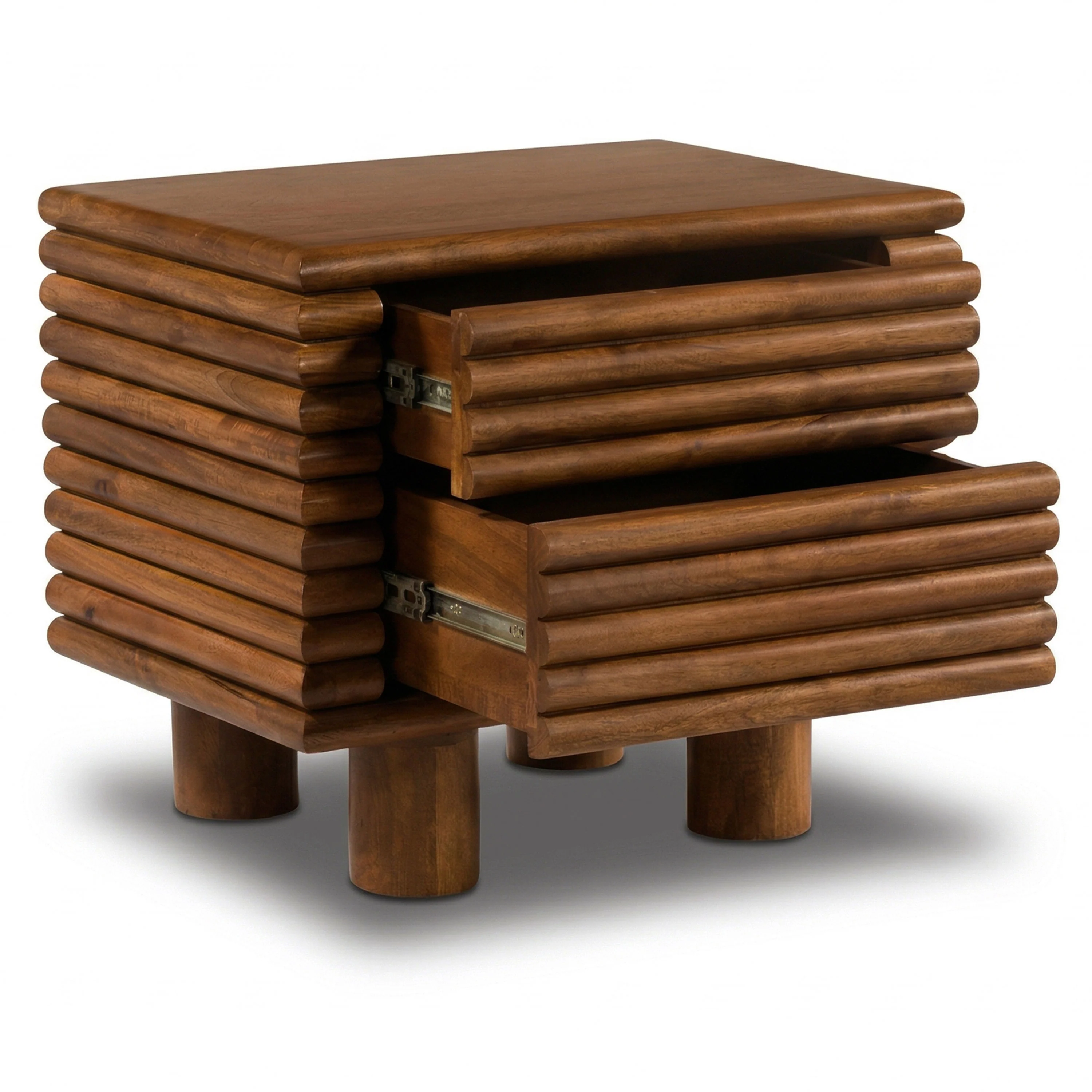 Flascio Nightstand | Walnut - Image 4