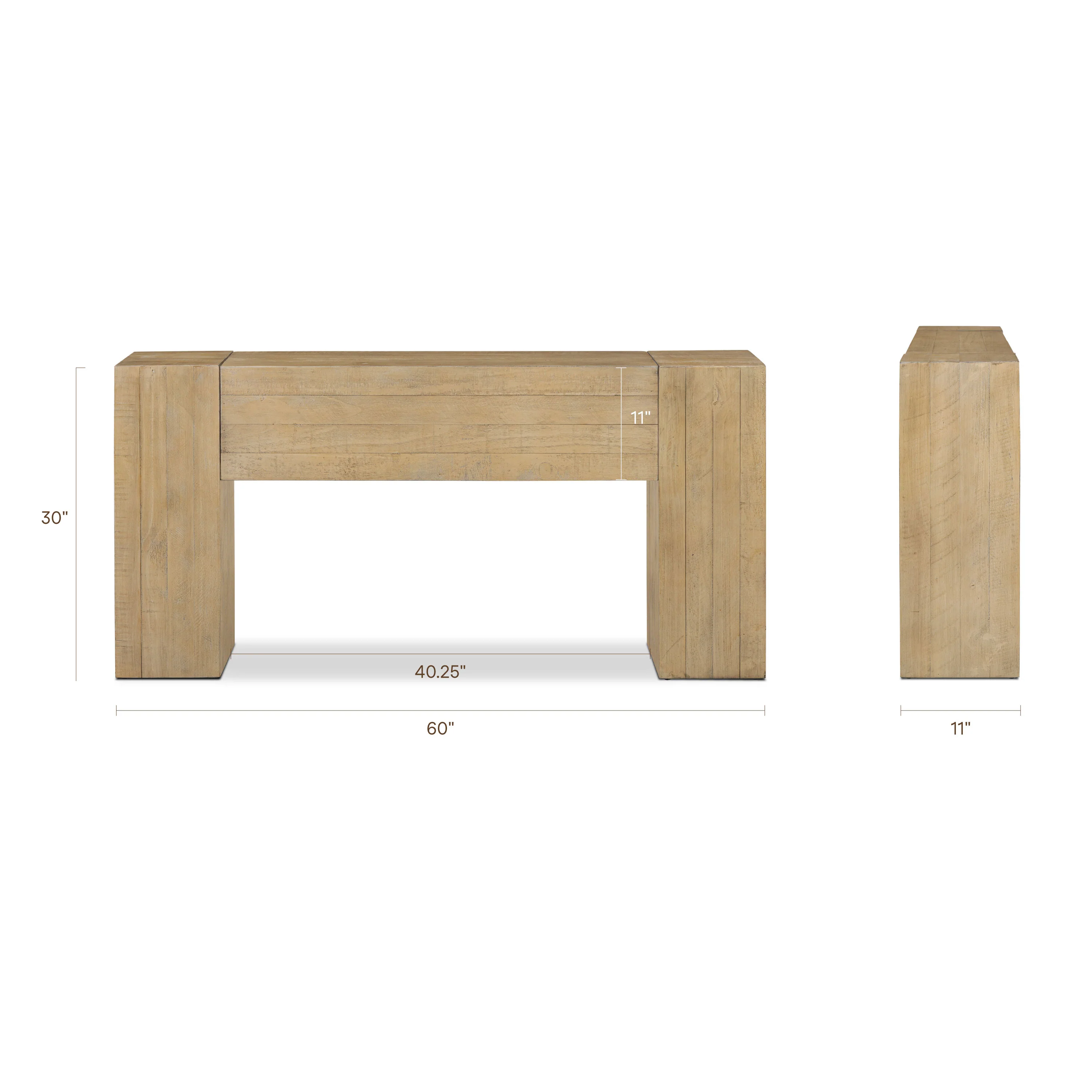 Frome Console Table (60") | Natural - Image 17