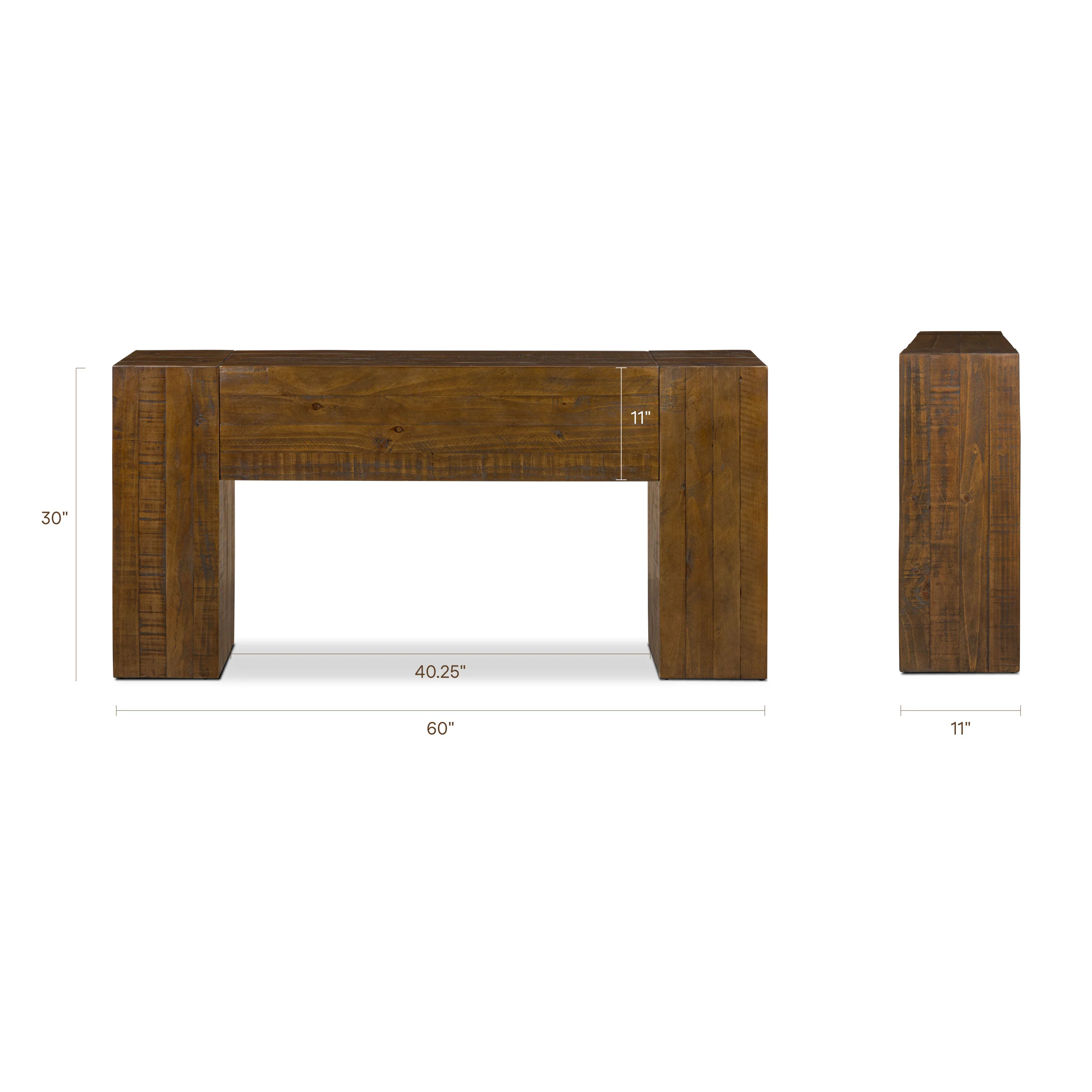 Frome Console Table (60") | Walnut - Image 16