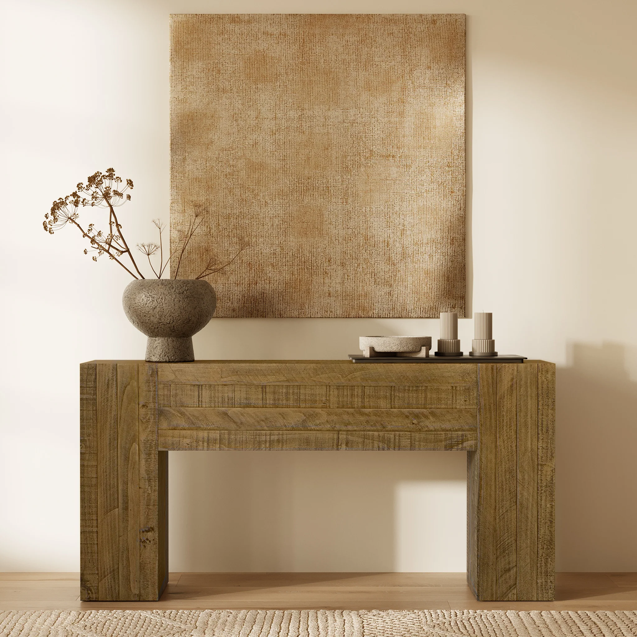 Frome Console Table (60") | Weathered Pine - Image 2