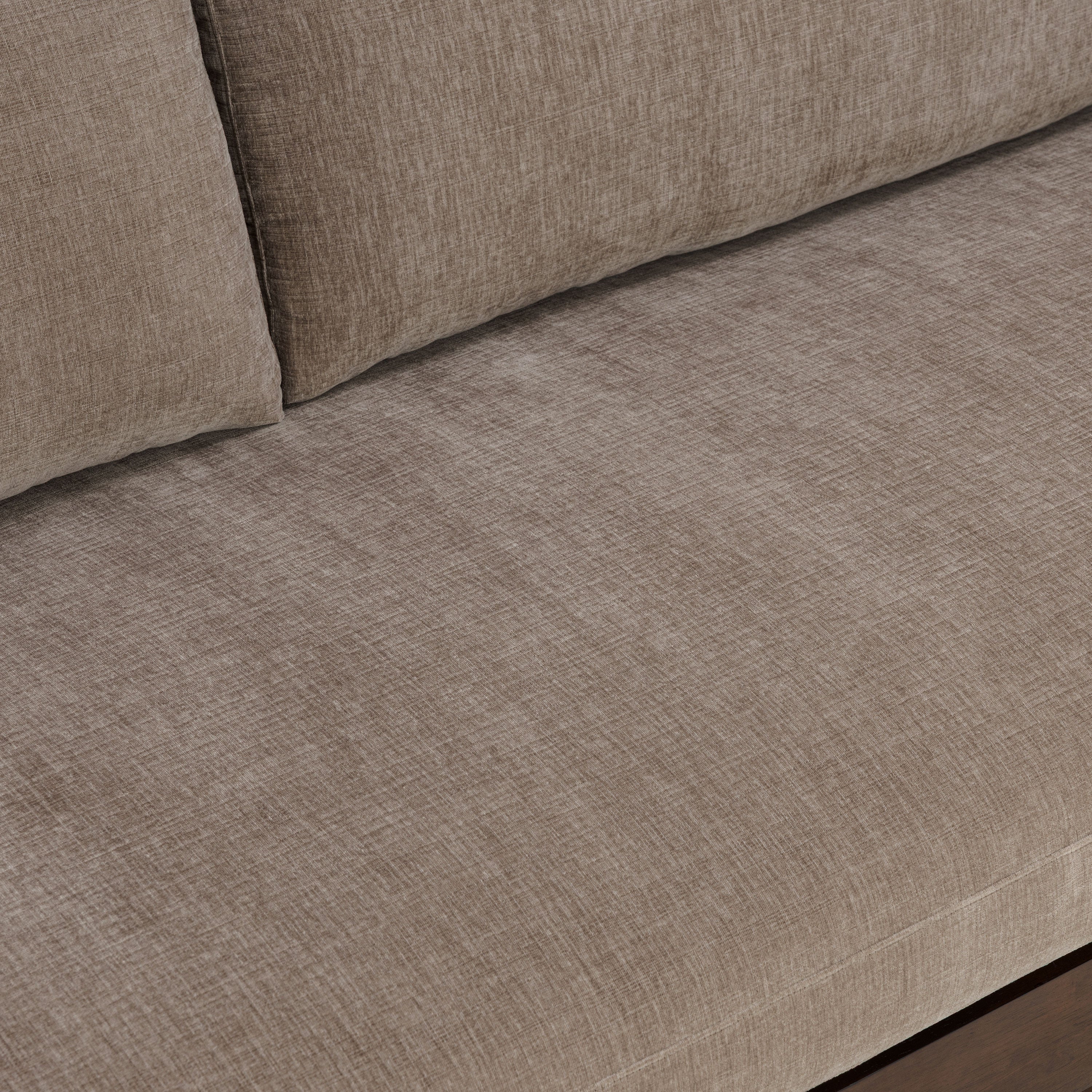 Geneva 99" Sofa | Taupe Brown - Image 12