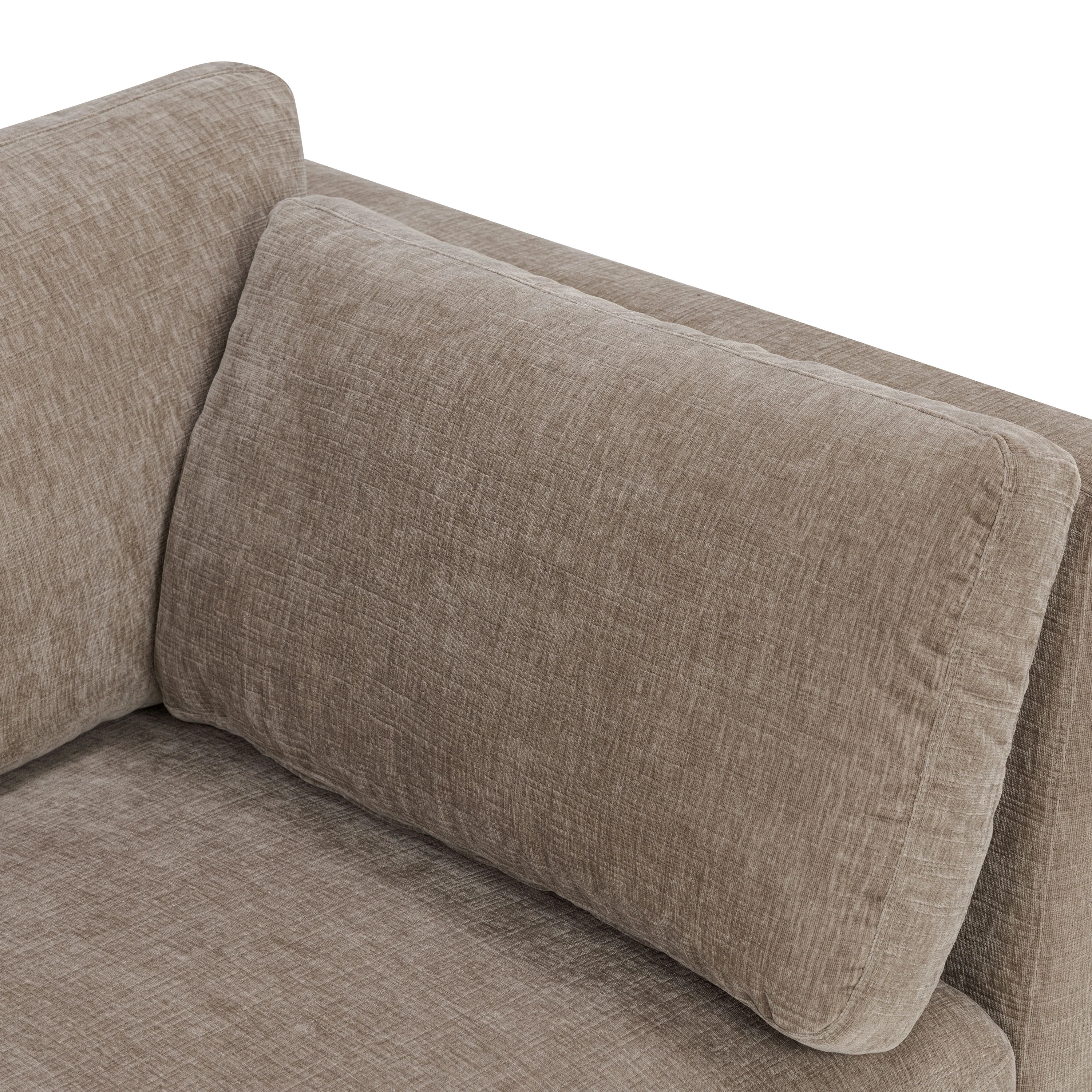 Geneva 99" Sofa | Taupe Brown - Image 13