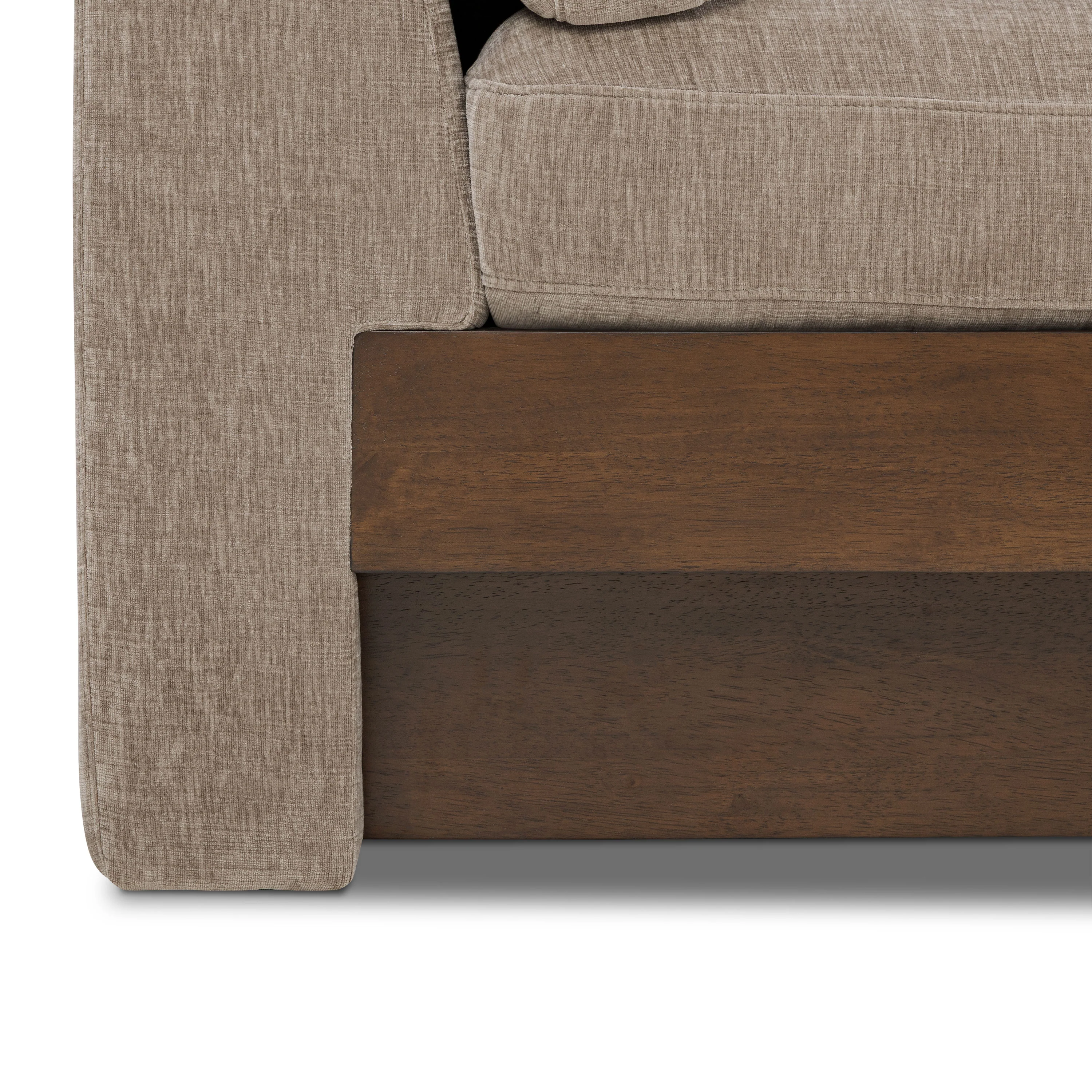 Geneva 99" Sofa | Taupe Brown - Image 15