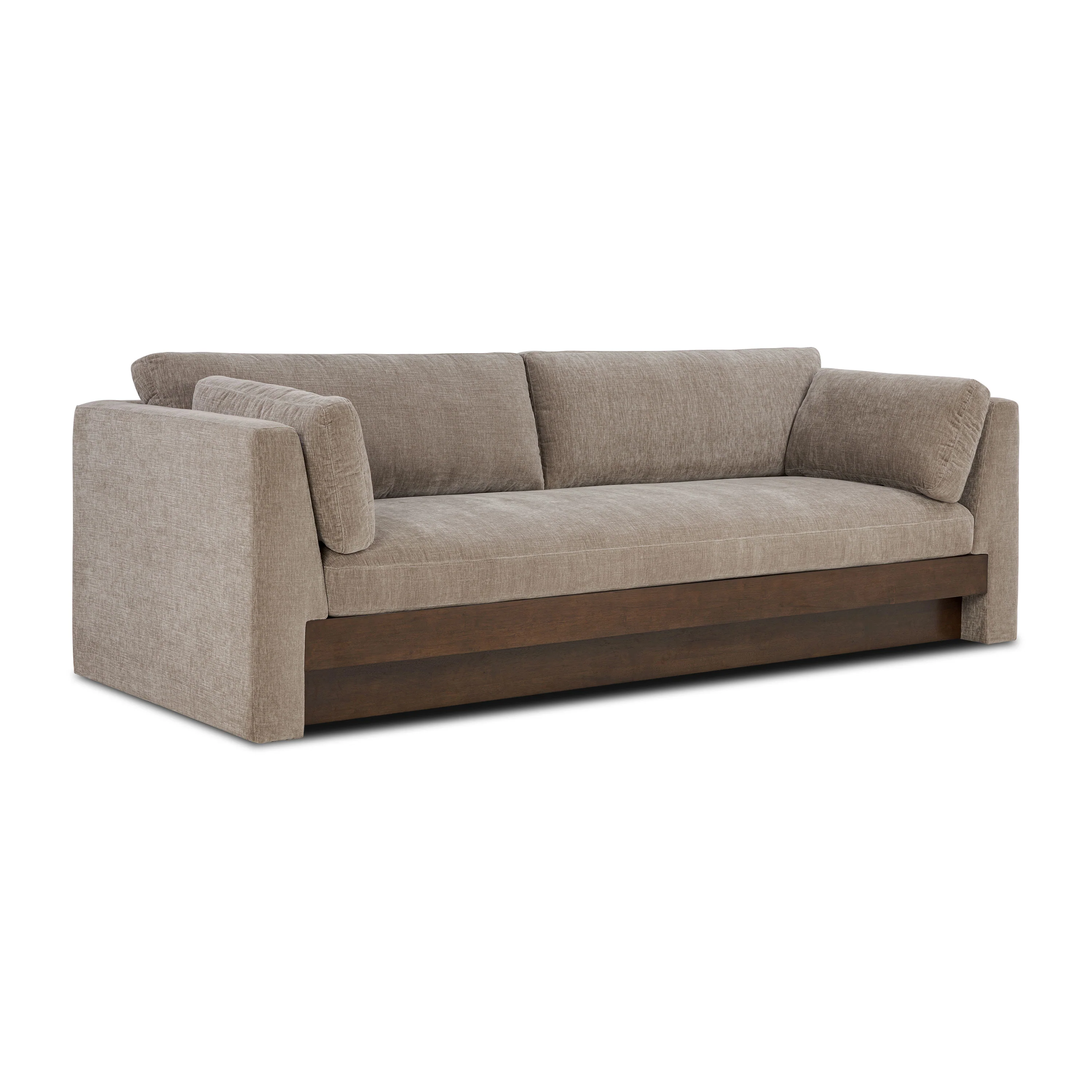 Geneva 99" Sofa | Taupe Brown - Image 5